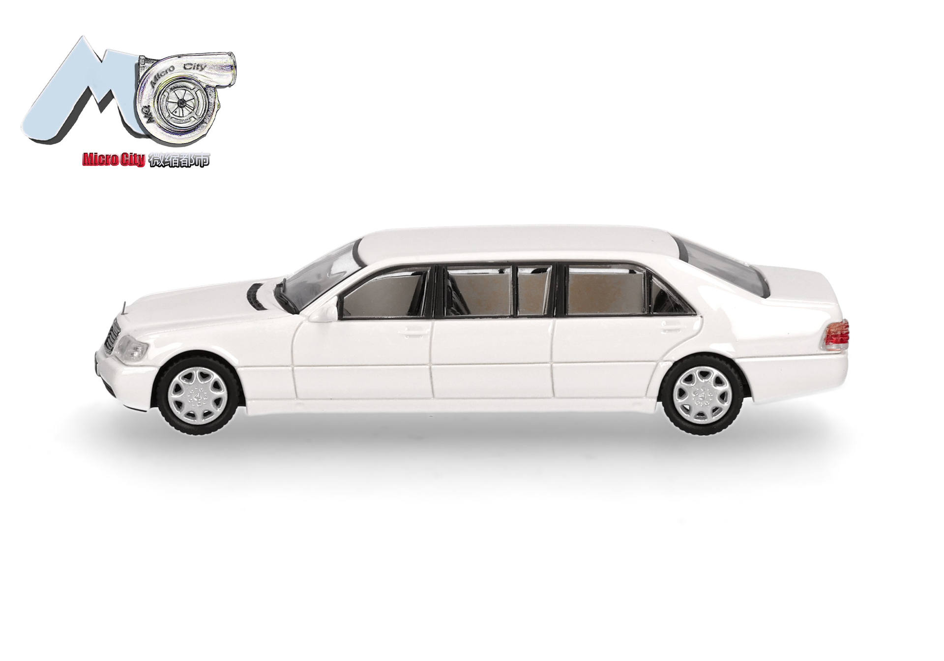 MicroCity: Mercedes-Benz S600 Pullman, white