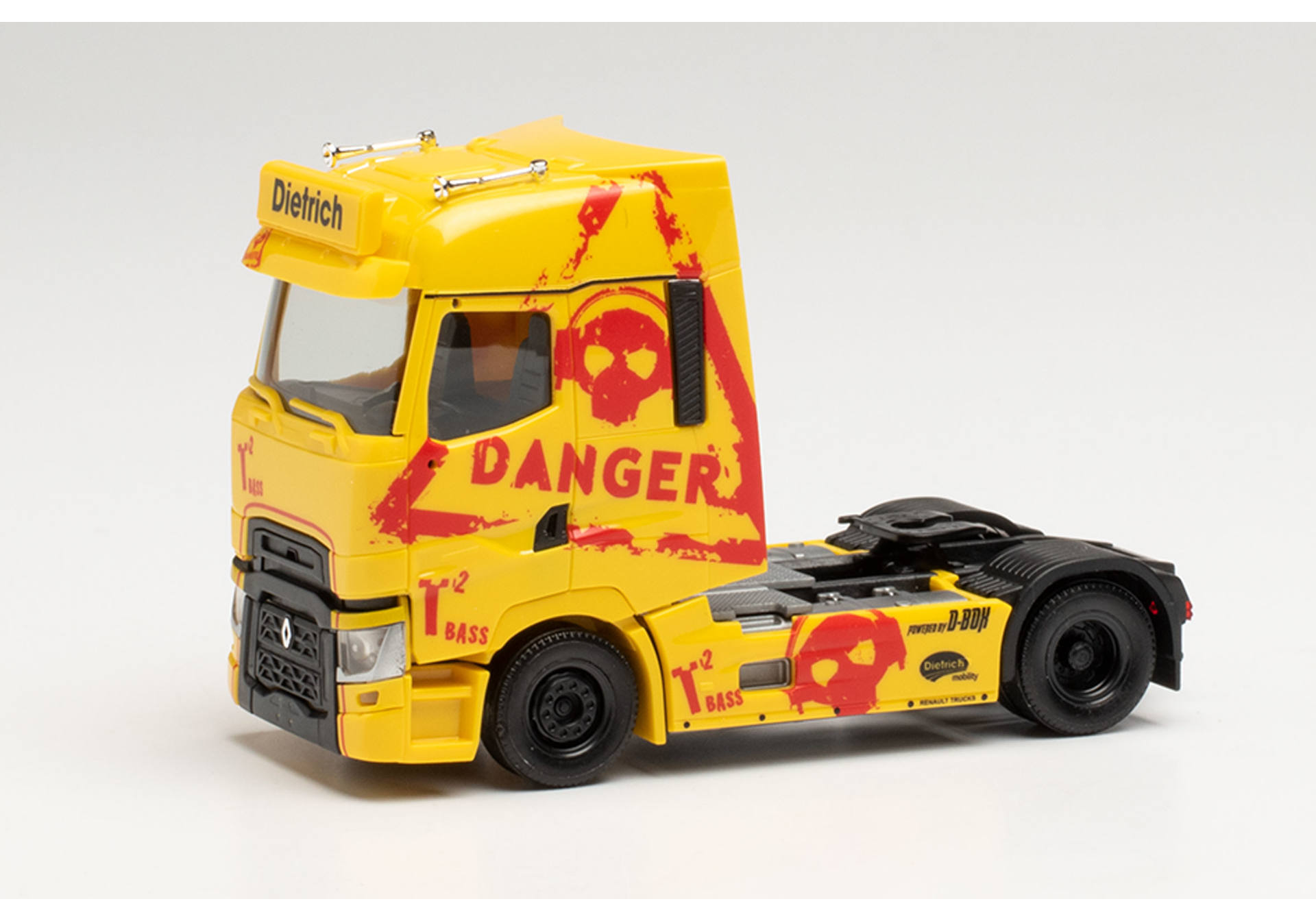 Renault T tractor Danger/Dietrich Nutzfahrzeuge