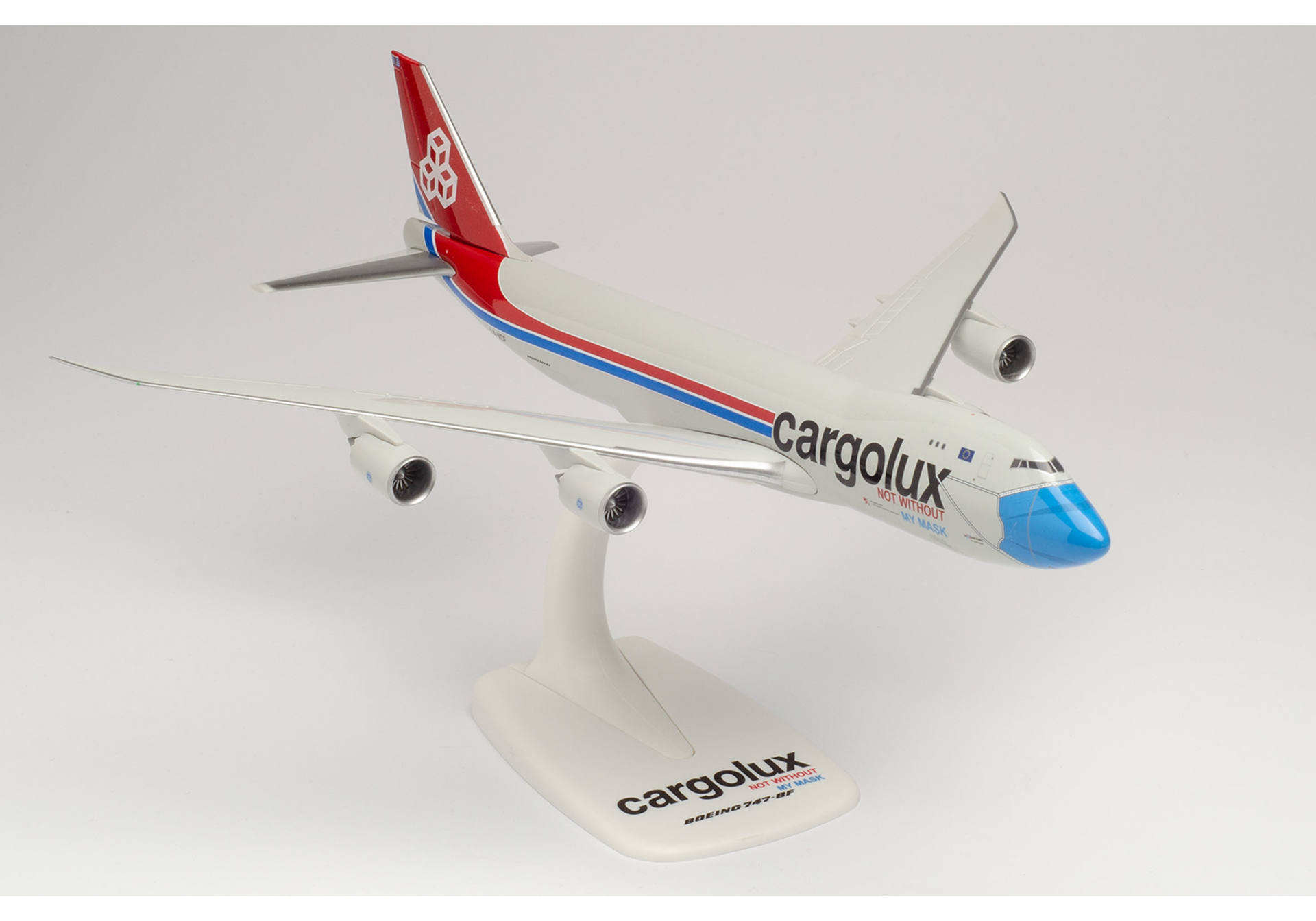 Cargolux Boeing 747-8F “Not Without My Mask” – LX-VCF