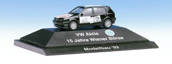 VW Golf VR6 base pressure VW share15 years Wiener Börse Modellbau '93