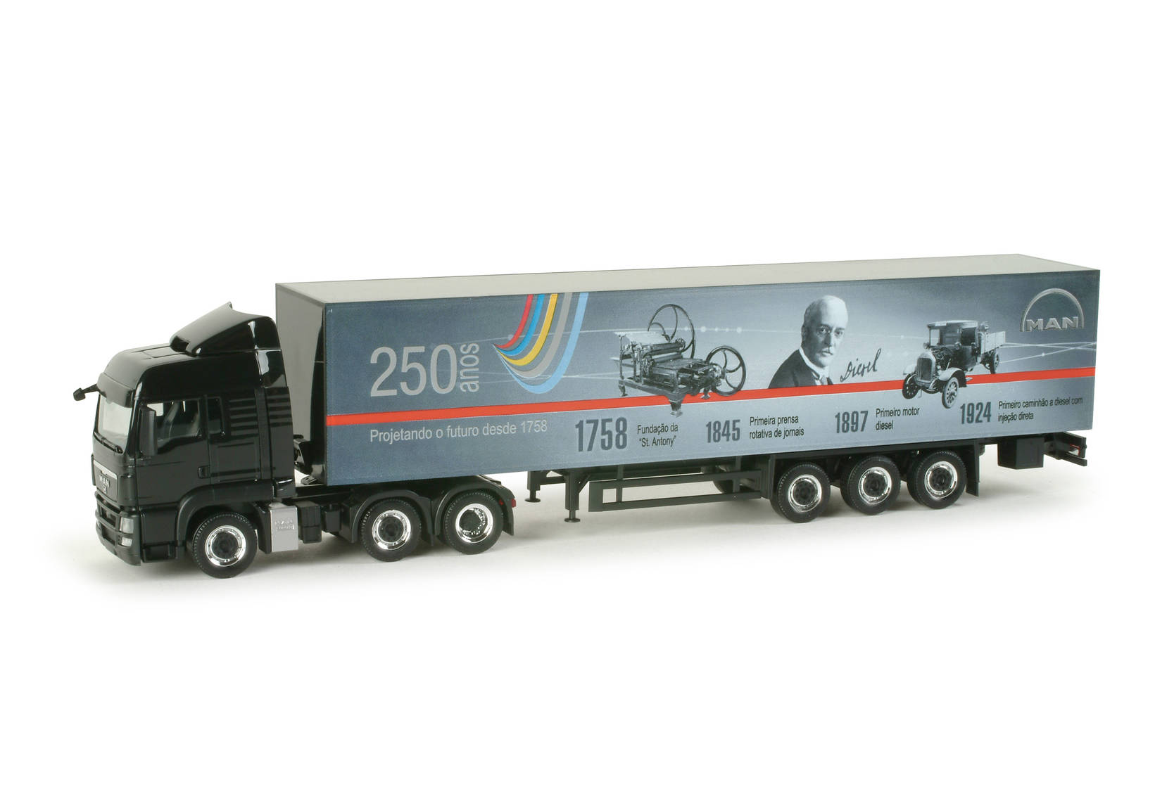 MAN TGS LX Euro box semitrailer "MAN Latin America"