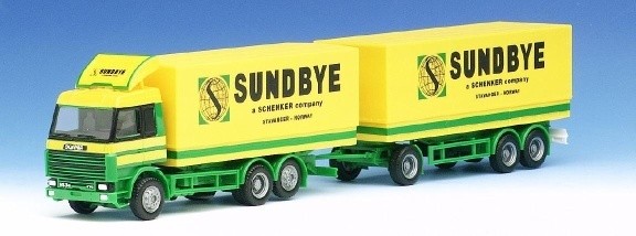 Scania 143 m platform plane hanger train 3A/3A