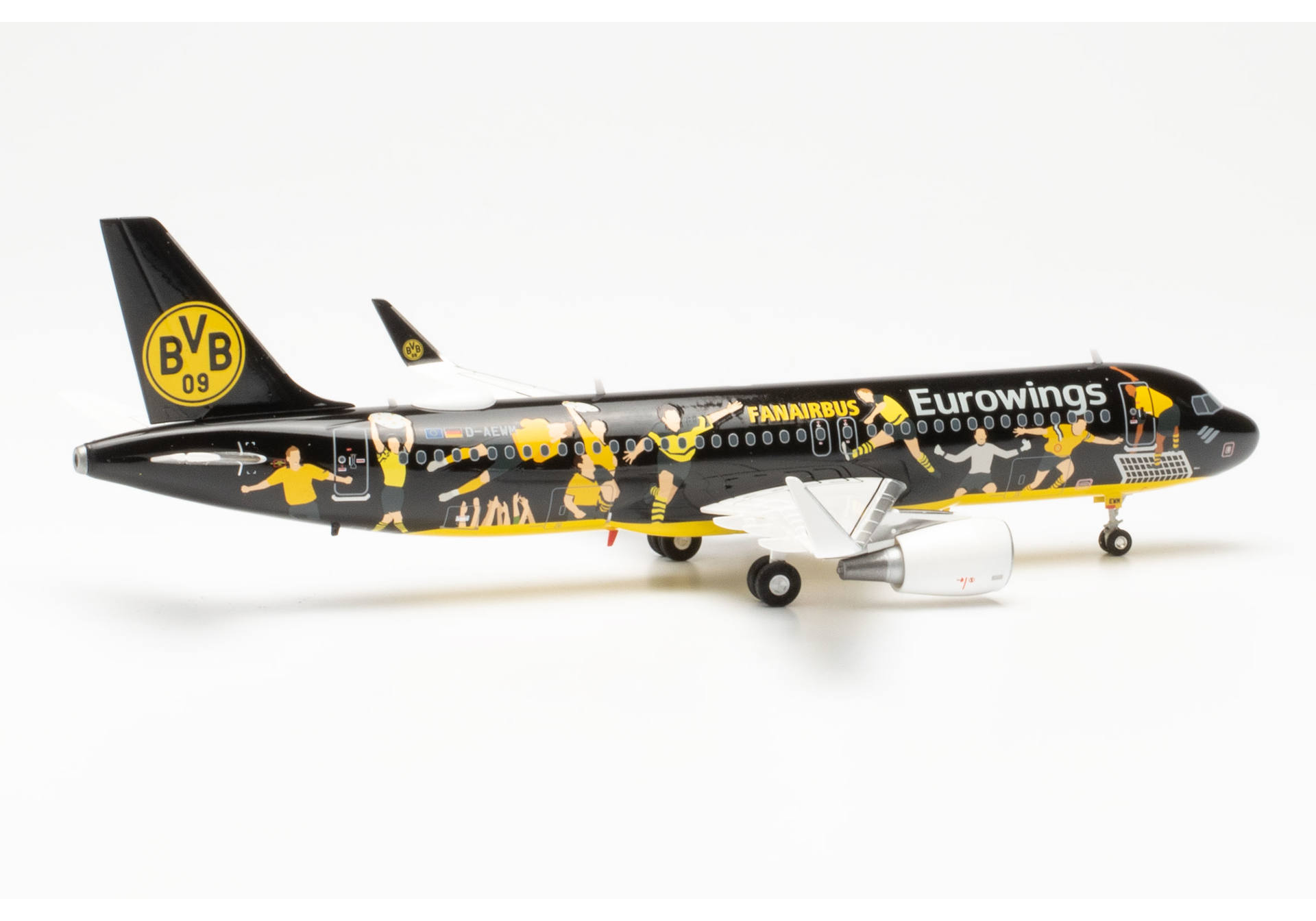 Eurowings Airbus A320 "BVB Fanairbus" - D-AEWM