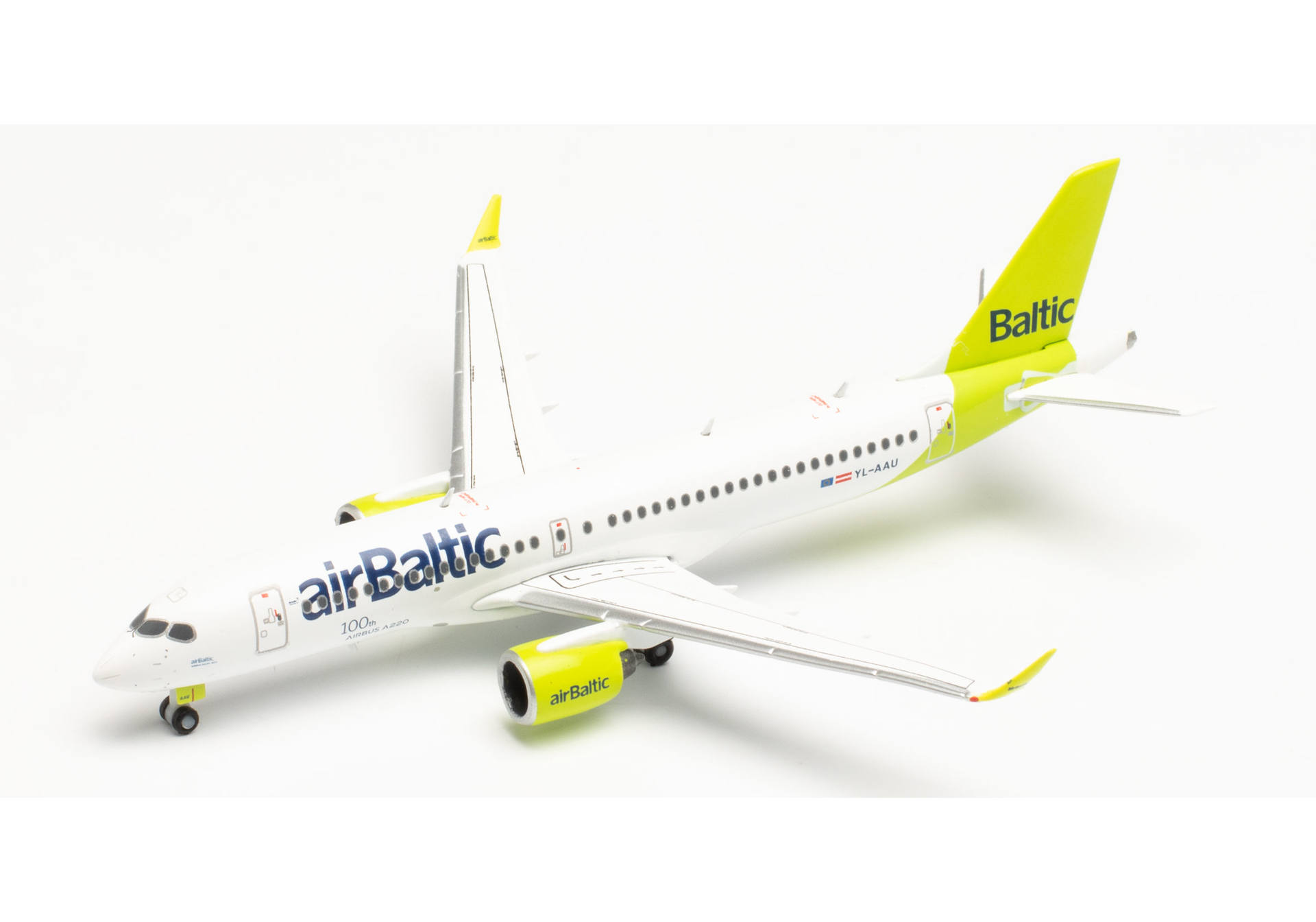 airBaltic Airbus A220-300 - new livery “100th A220” – YL-AAU