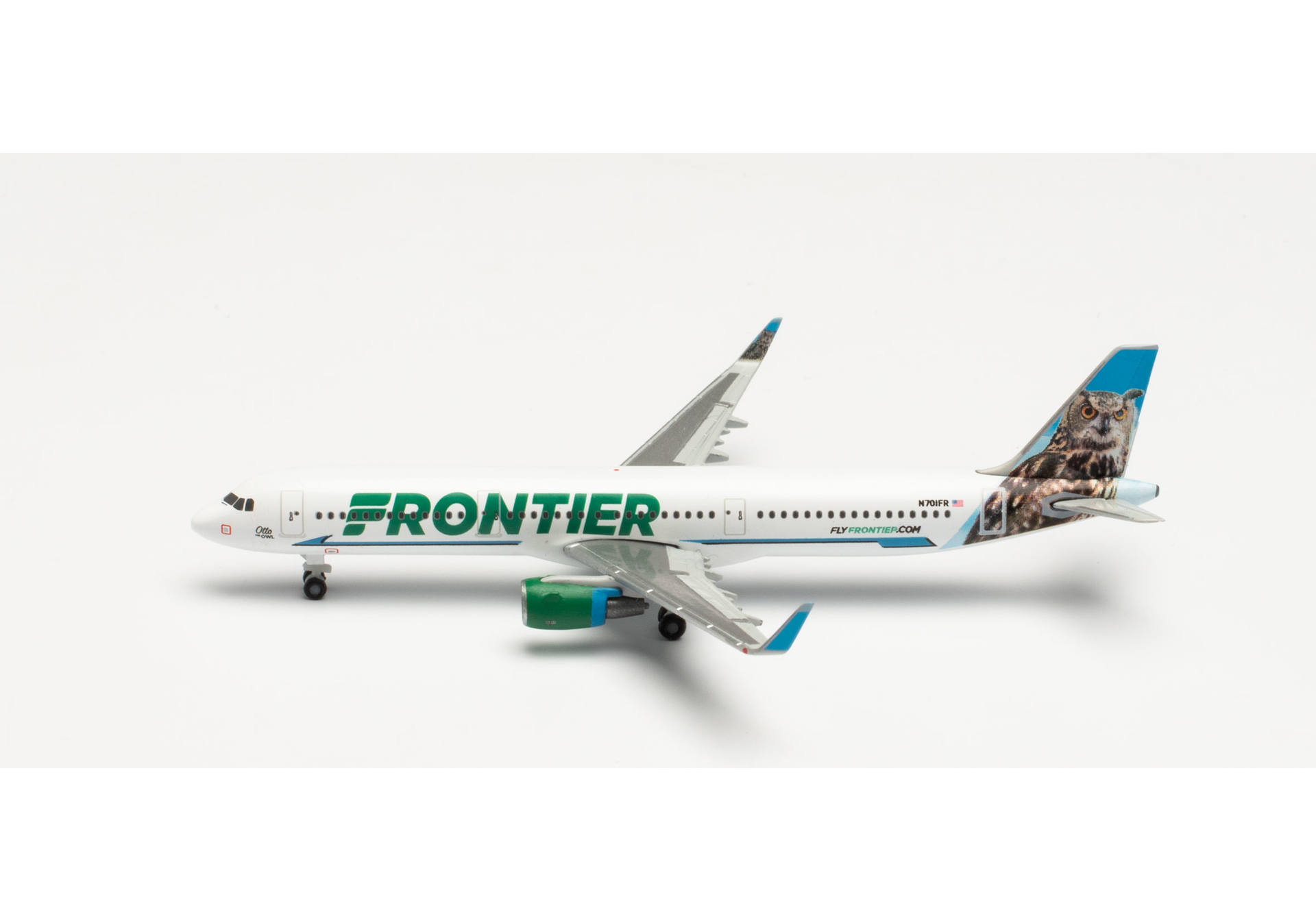 Frontier Airlines Airbus A321 – N701FR “Otto the Owl”