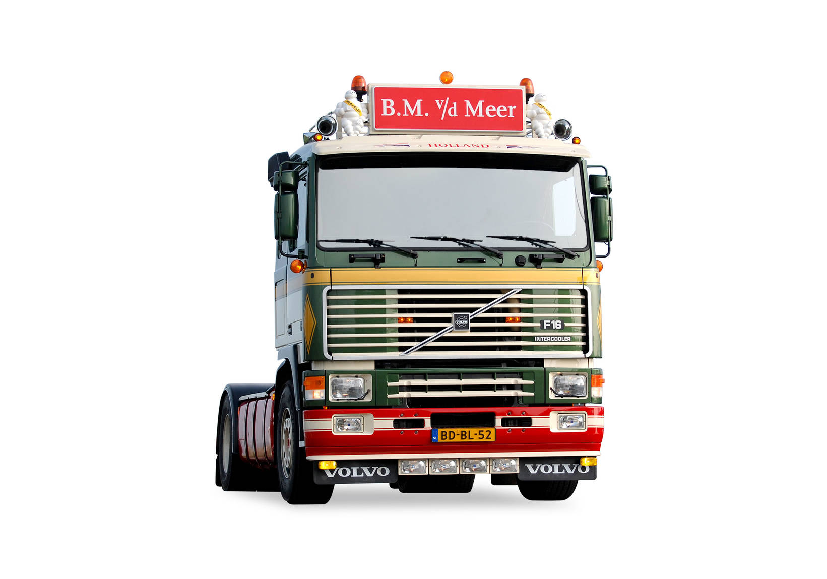 Volvo F 16 rigid tractor "B.M. van der Meer"