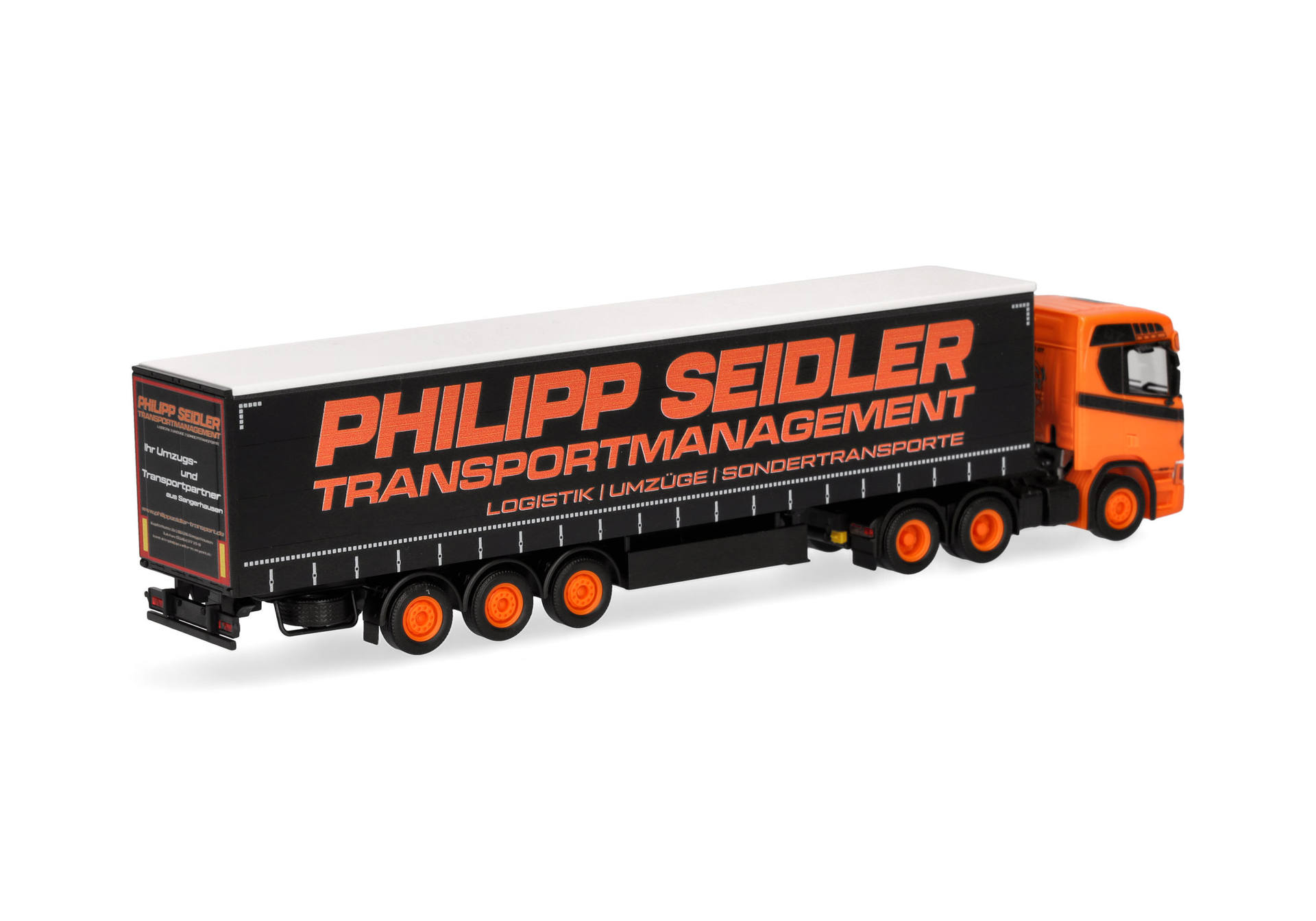 Scania CR 20 ND Gardinenplanen-Sattelzug "Philipp Seidler"