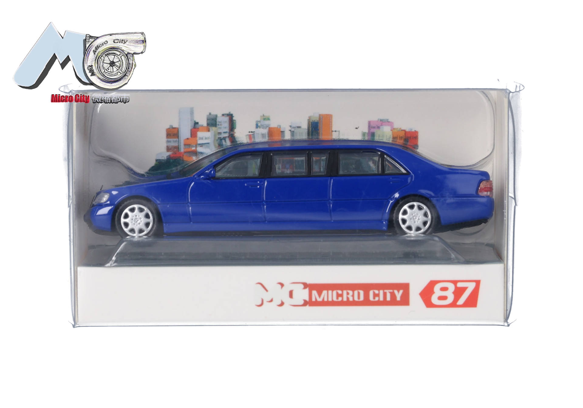 MicroCity: Mercedes-Benz S600 Pullman, blue