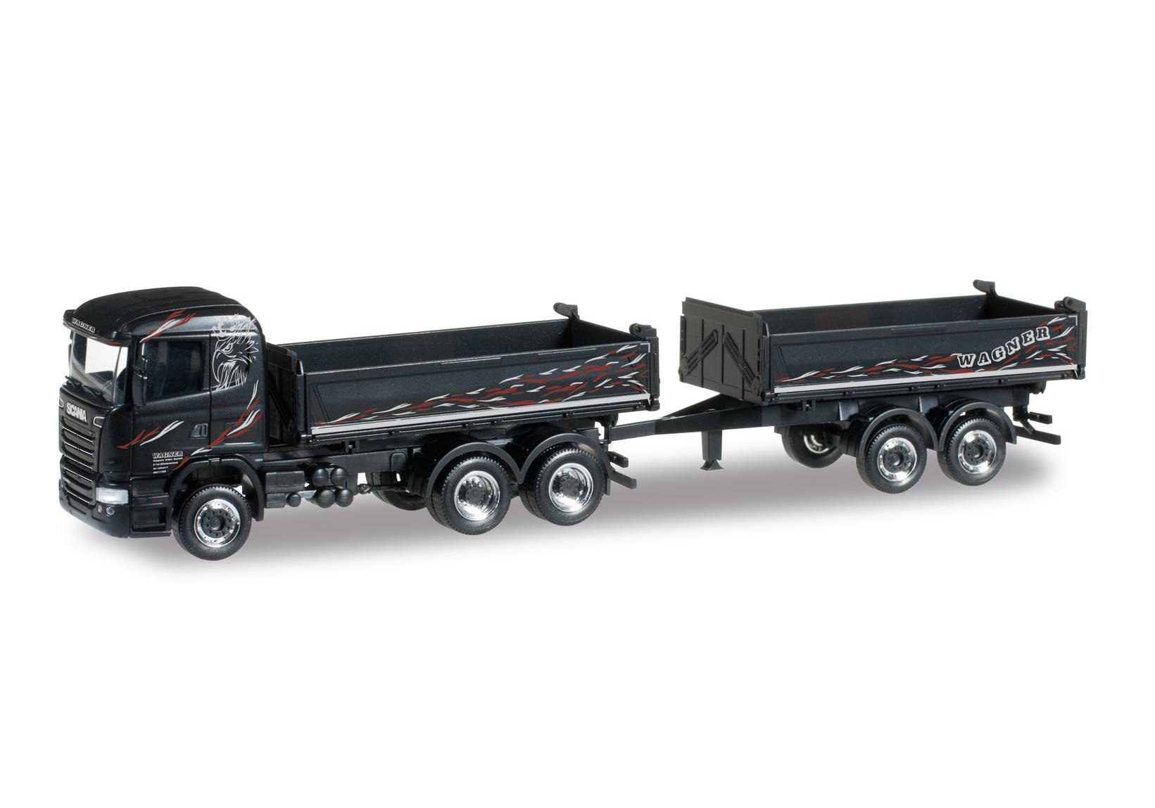 Scania R 2013 tandem axle dump trailer "Wagner"