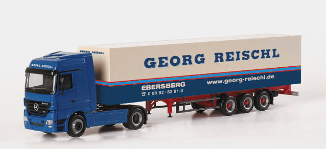 Mercedes-Benz Actros LH '02 box semitrailer "Reischl"