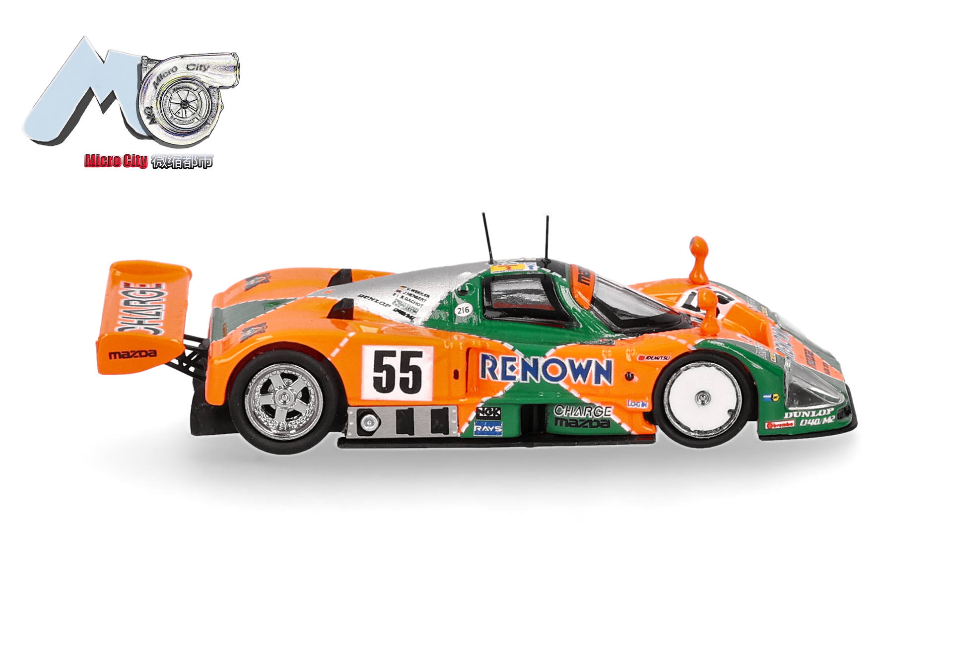 rc racer, diecast car, orange green, race car, number 55