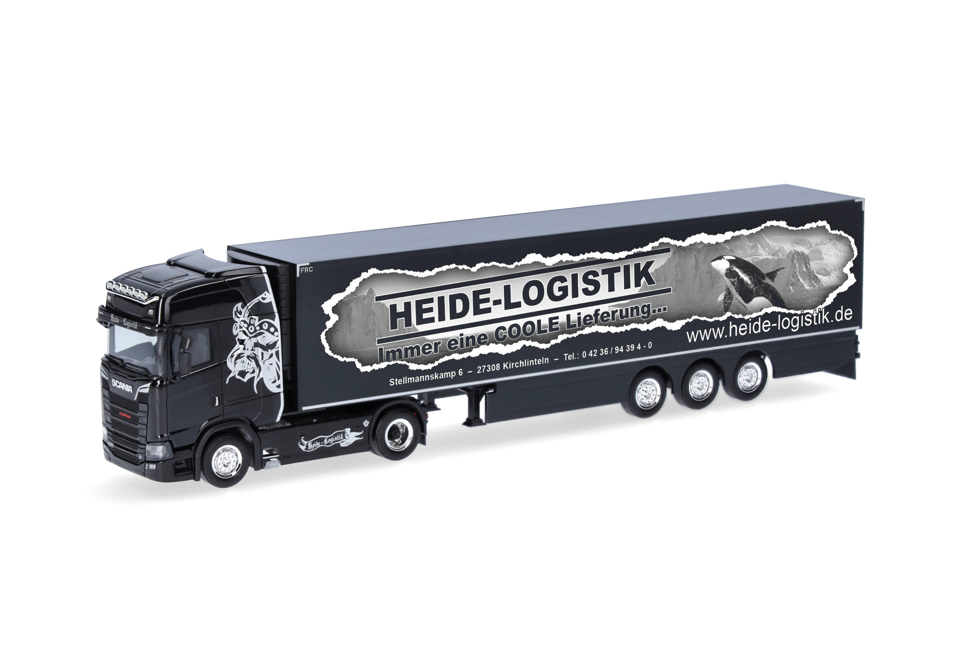 Scania CS 20 HD Kühlkoffer-Sattelzug "Heide Logistik"