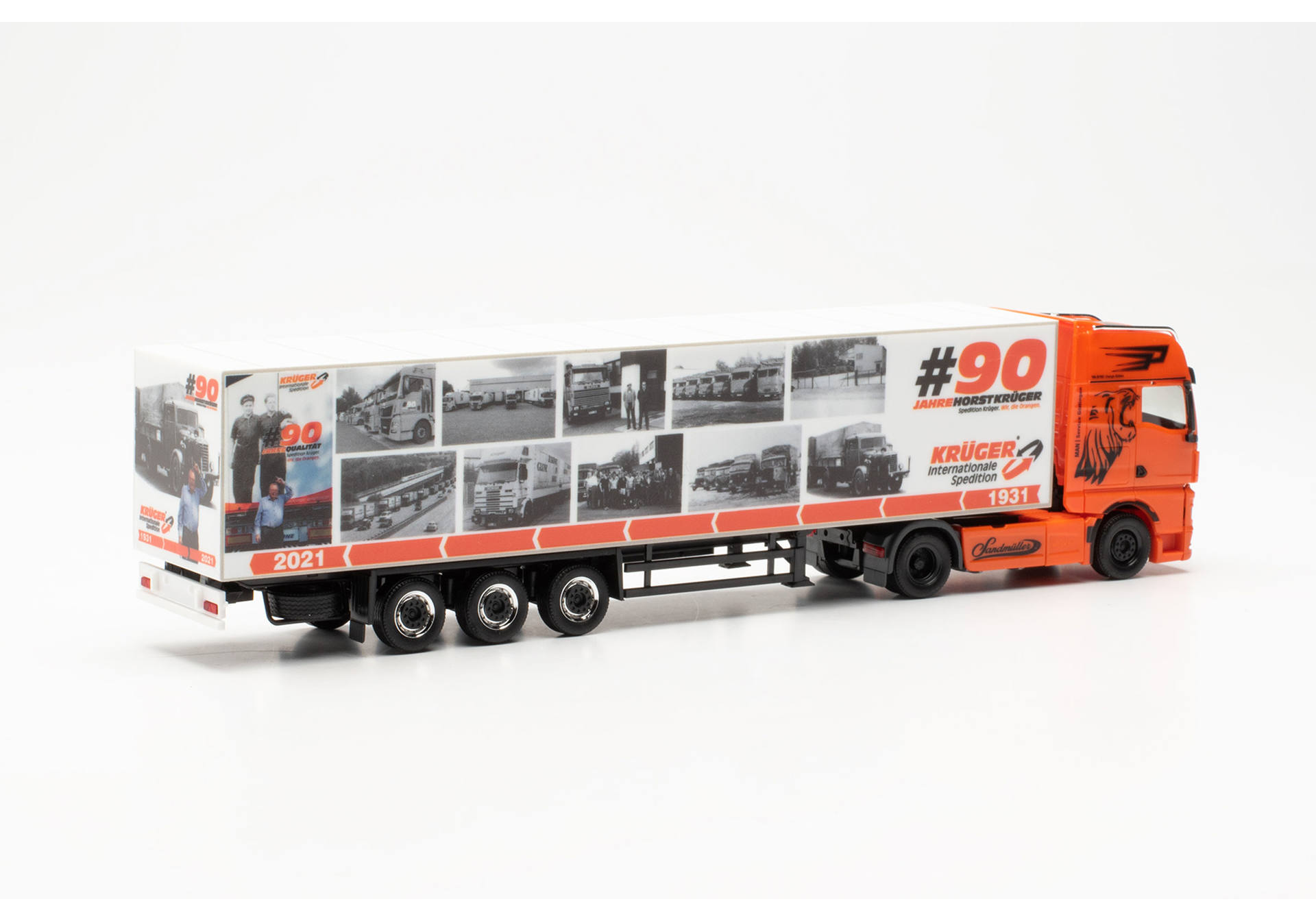 MAN TGX GX Koffer-Sattelzug „Krüger Internationale Spedition“ (Niedersachsen/Göttingen)
