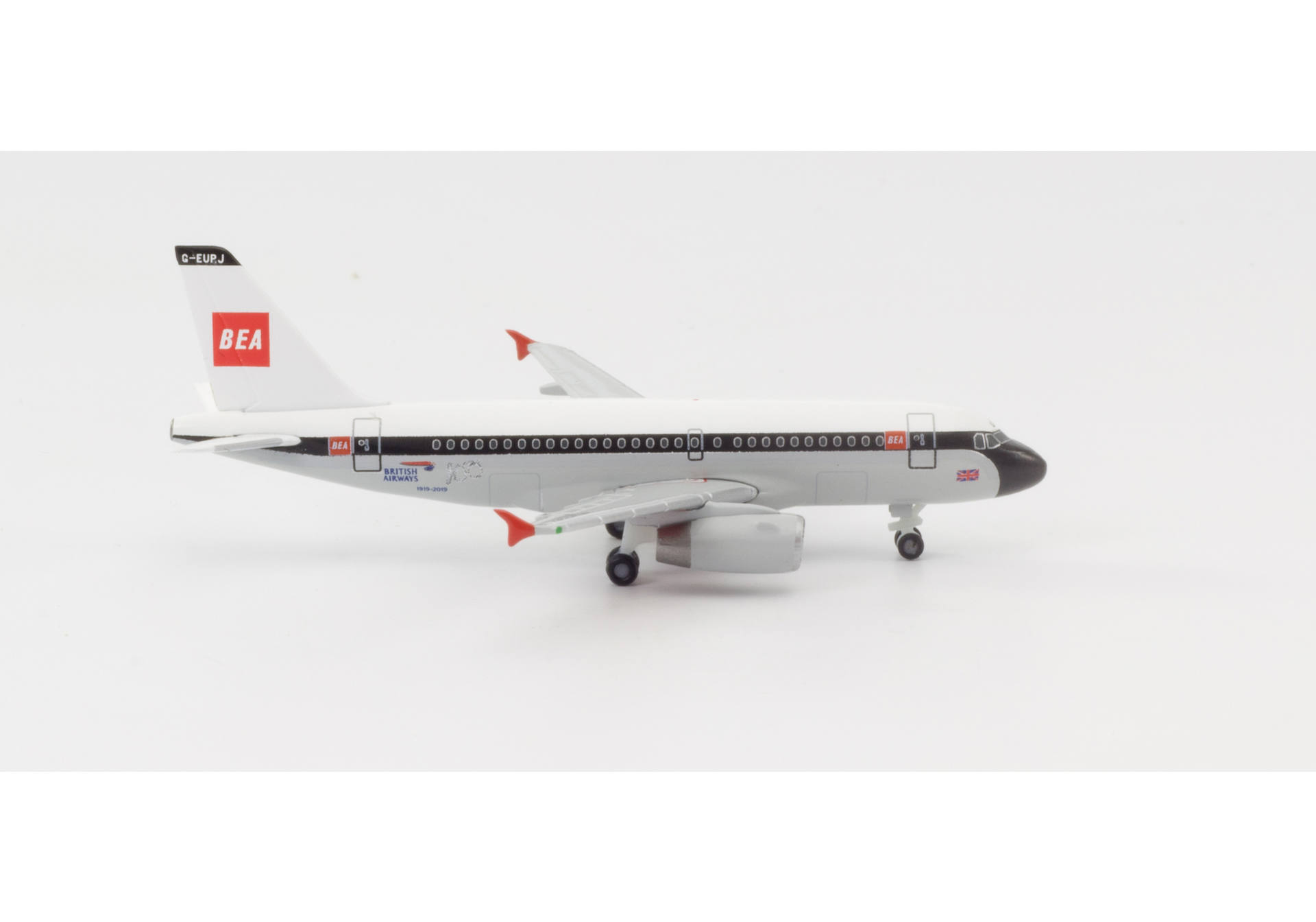 British Airways Airbus A319 "100th" BEA design