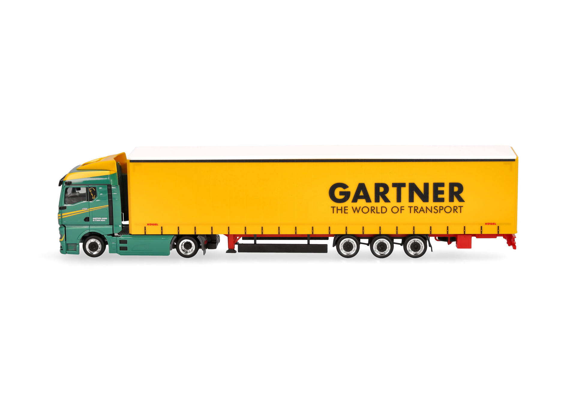 truck, trailer, semi, yellow, GARTNER