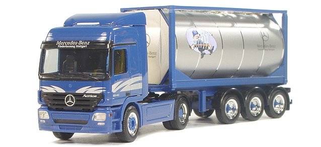 Mercedes-Benz Actros LH tank container semitrailer "DC Stuttgart"