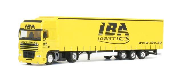 DAF XF SSC curtain canvas semitrailer "IBA"
