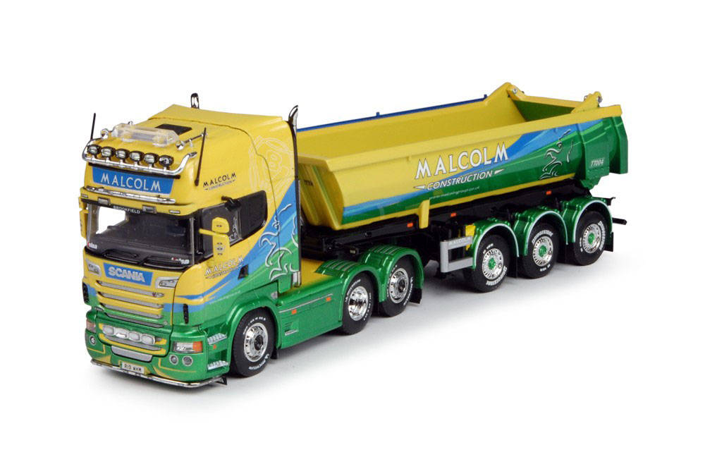 Scania R TL dump semitrailer "W. H. Malcolm"