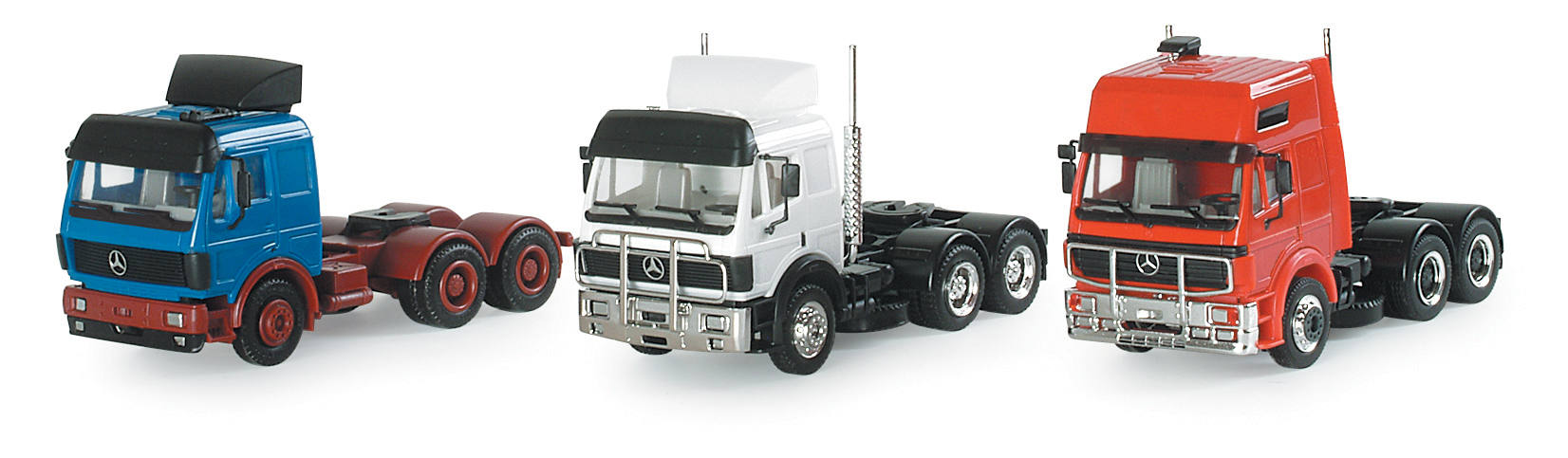 Truck set Mercedes-Benz NG 3-axle / Mercedes-Benz NG 3-axle / Mercedes-Benz NG 3-axle
