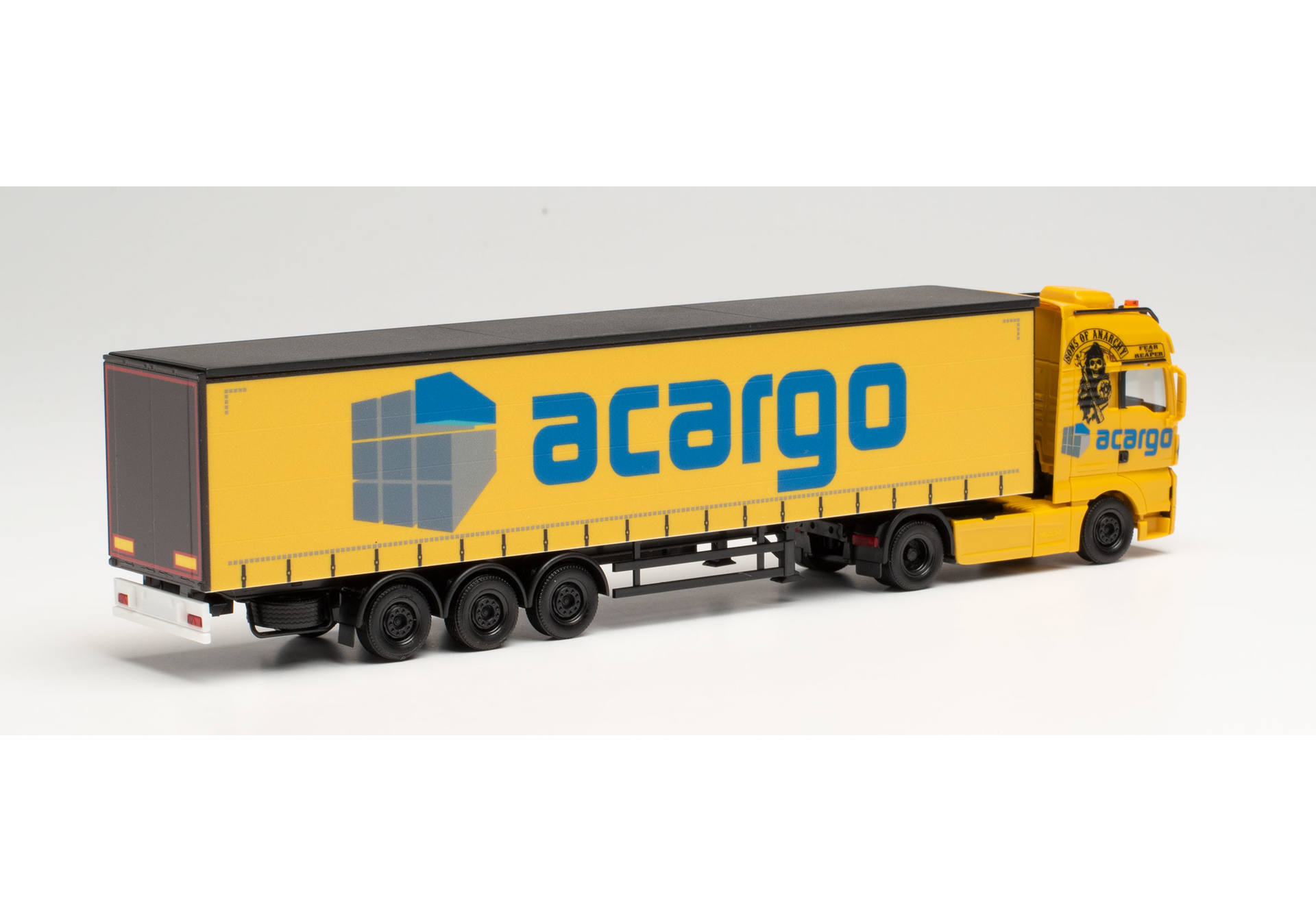 MAN TGX XXL Gardinenplanen-Sattelzug „Acargo / Sons of Anarchy“