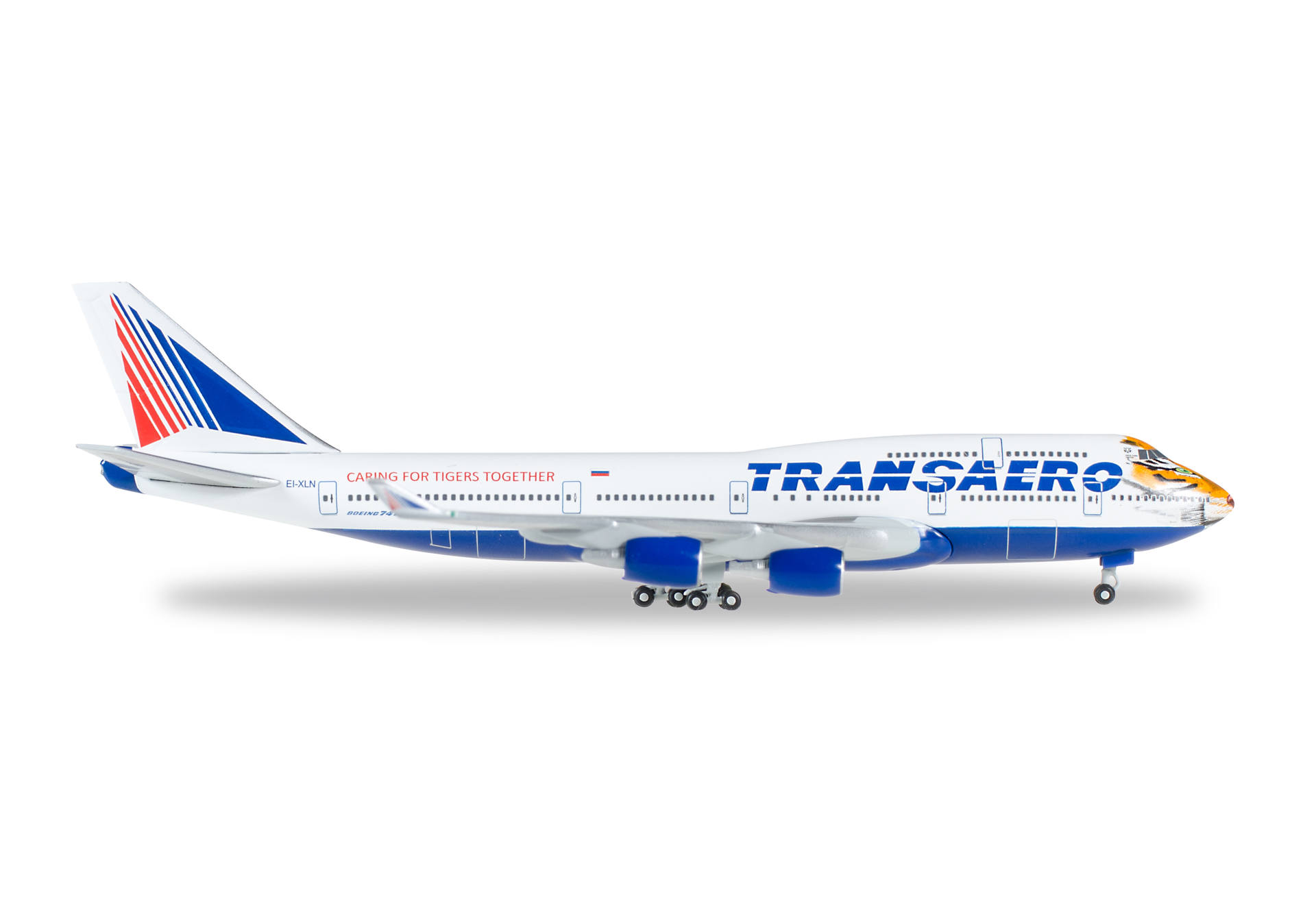 Transaero Boeing 747-400 "Amur Tiger"