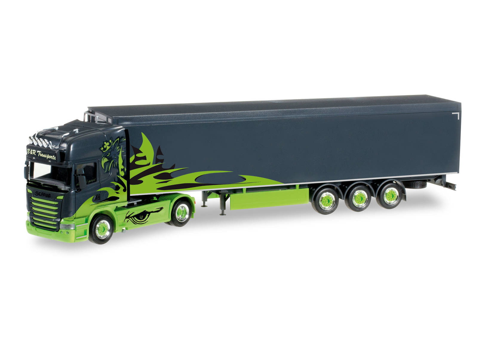 Scania R walking floor semitrailer "Poison Arrow / B&R Transporte"