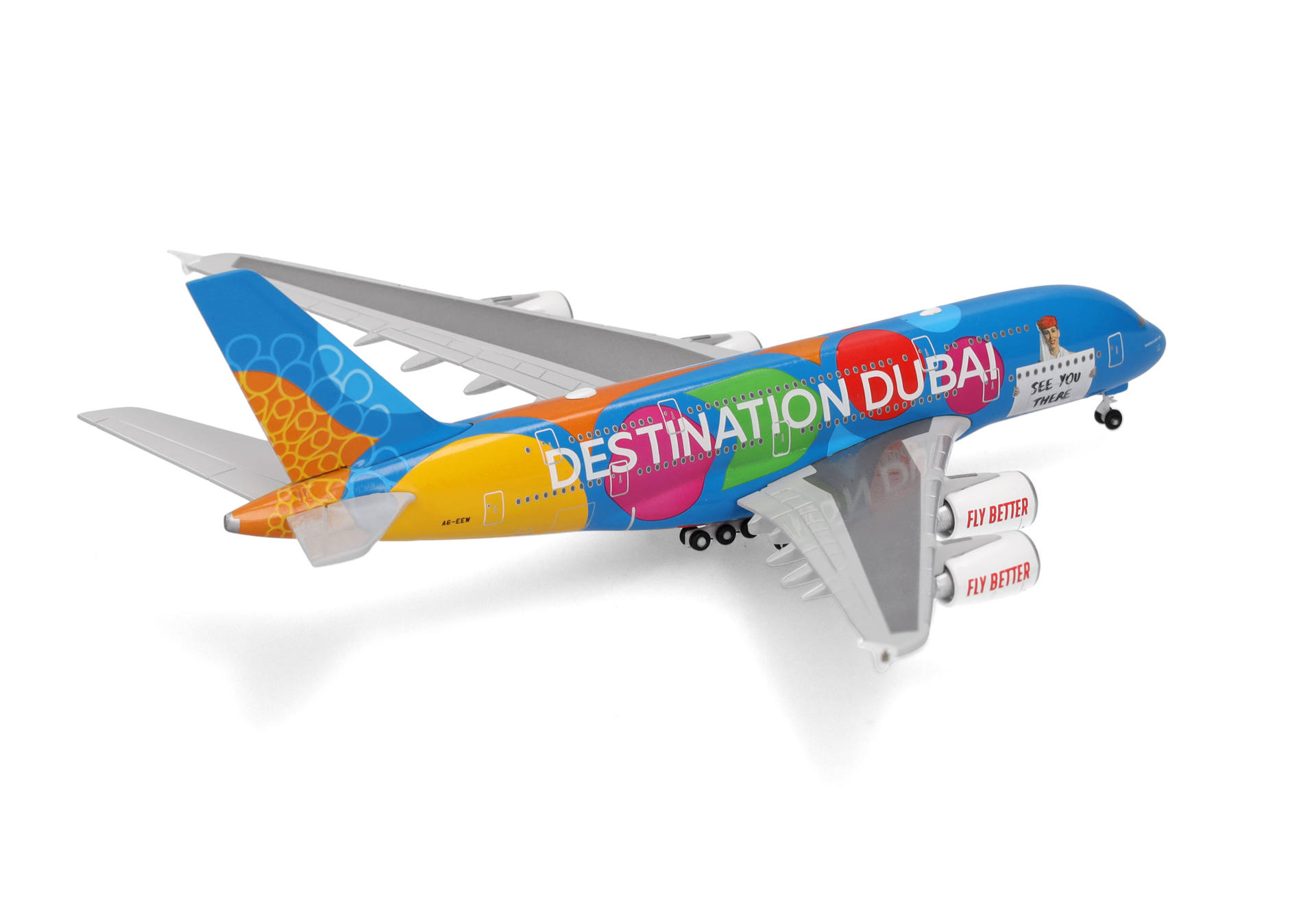 Emirates Airbus A380 "Destination Dubai" - A6-EEW