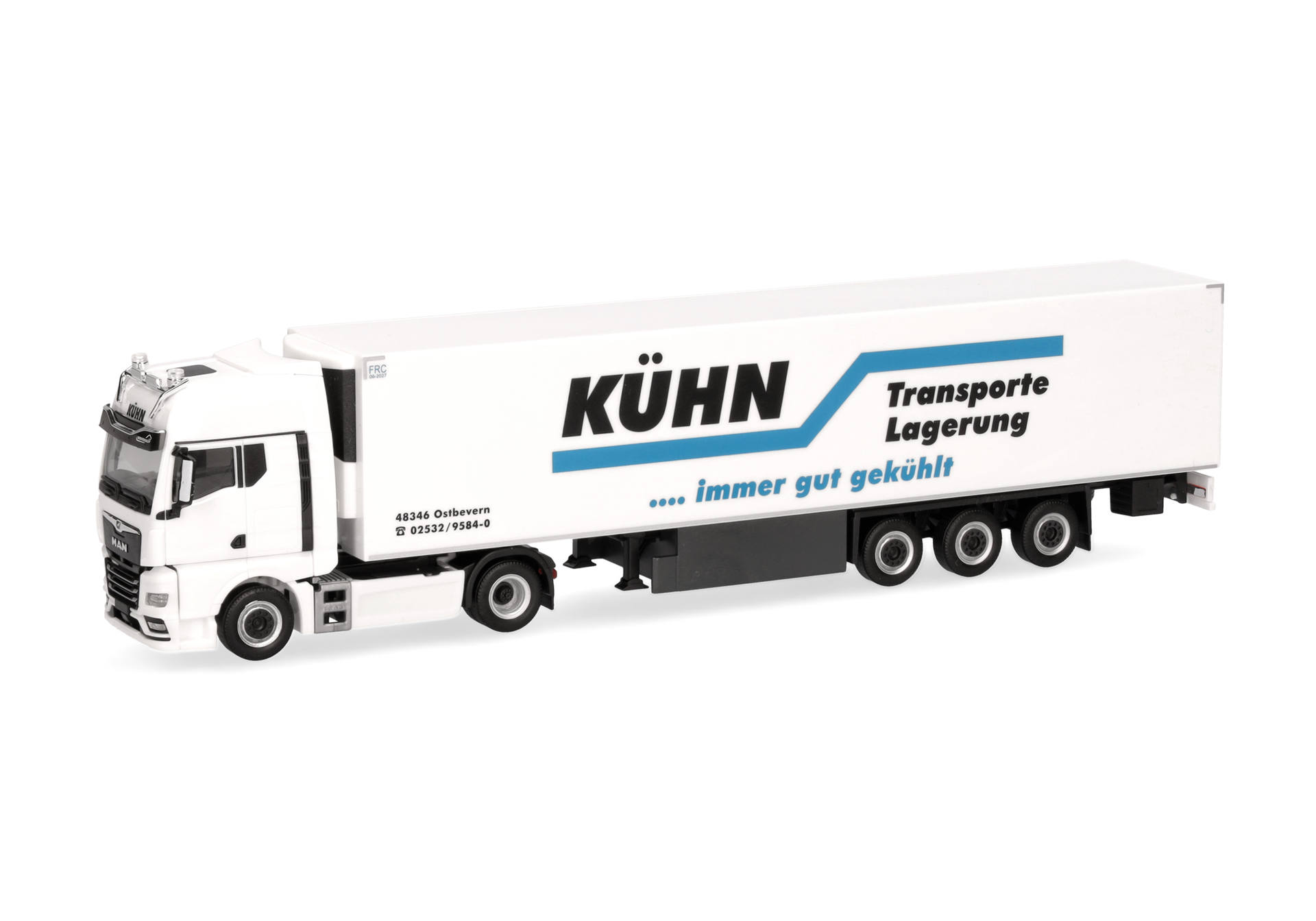 MAN TGX GX Kühlkoffer-Sattelzug "Kühn Kühltransporte" (Nordrhein-Westfalen/Ostbevern)