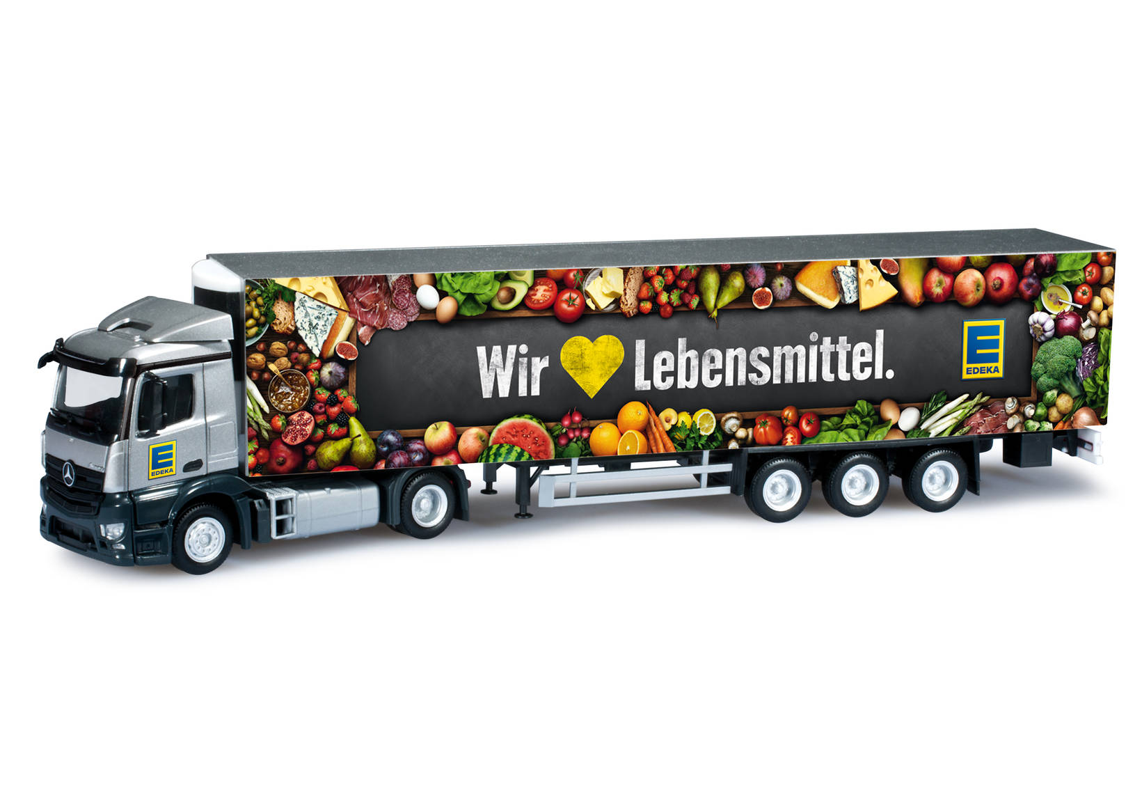 Mercedes-Benz Antos M refrigerated semitrailer "EDEKA"