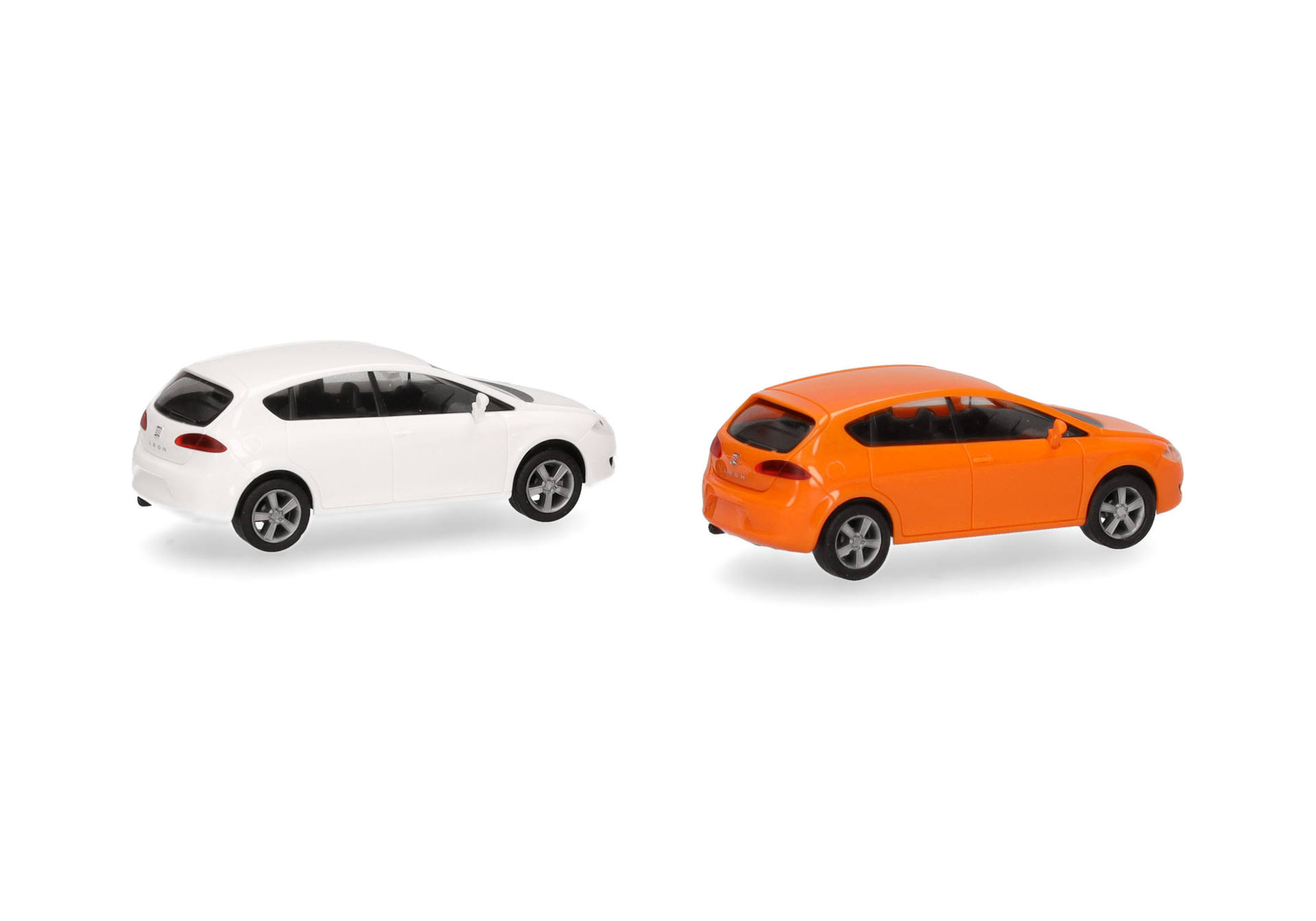 Herpa MiniKit: Seat Leon, naranja/candyweiß (2 Stück)