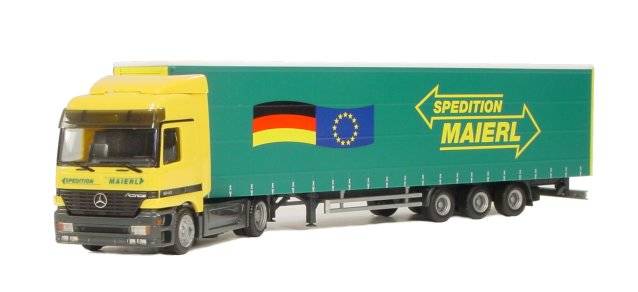 Mercedes-Benz Actros Lowliner semitrailer MAIERL