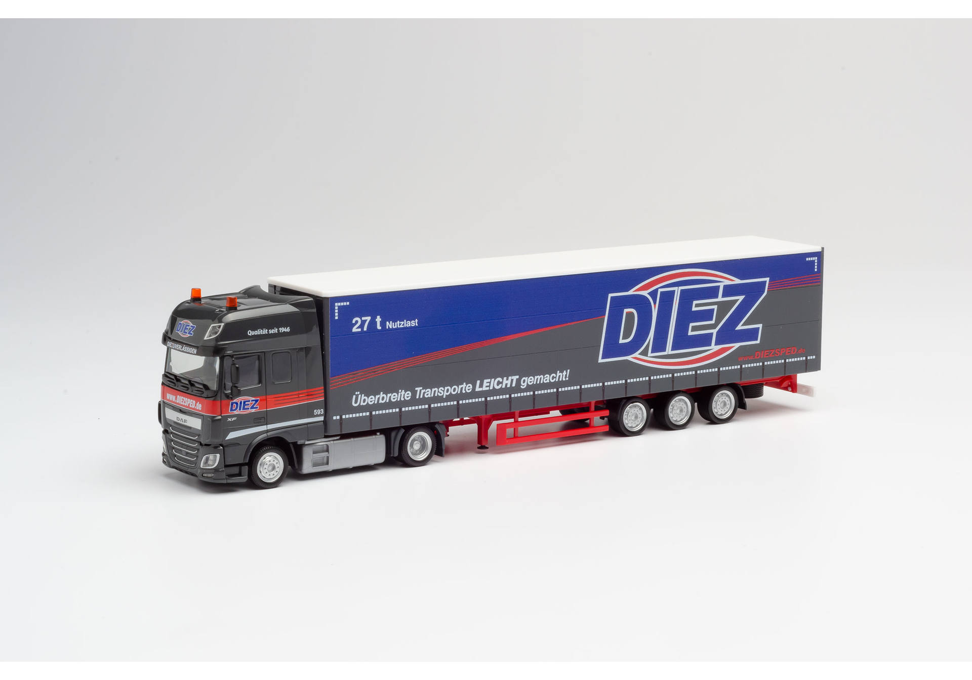 DAF XF SSC Lowliner-Sattelzug "Spedition Diez"