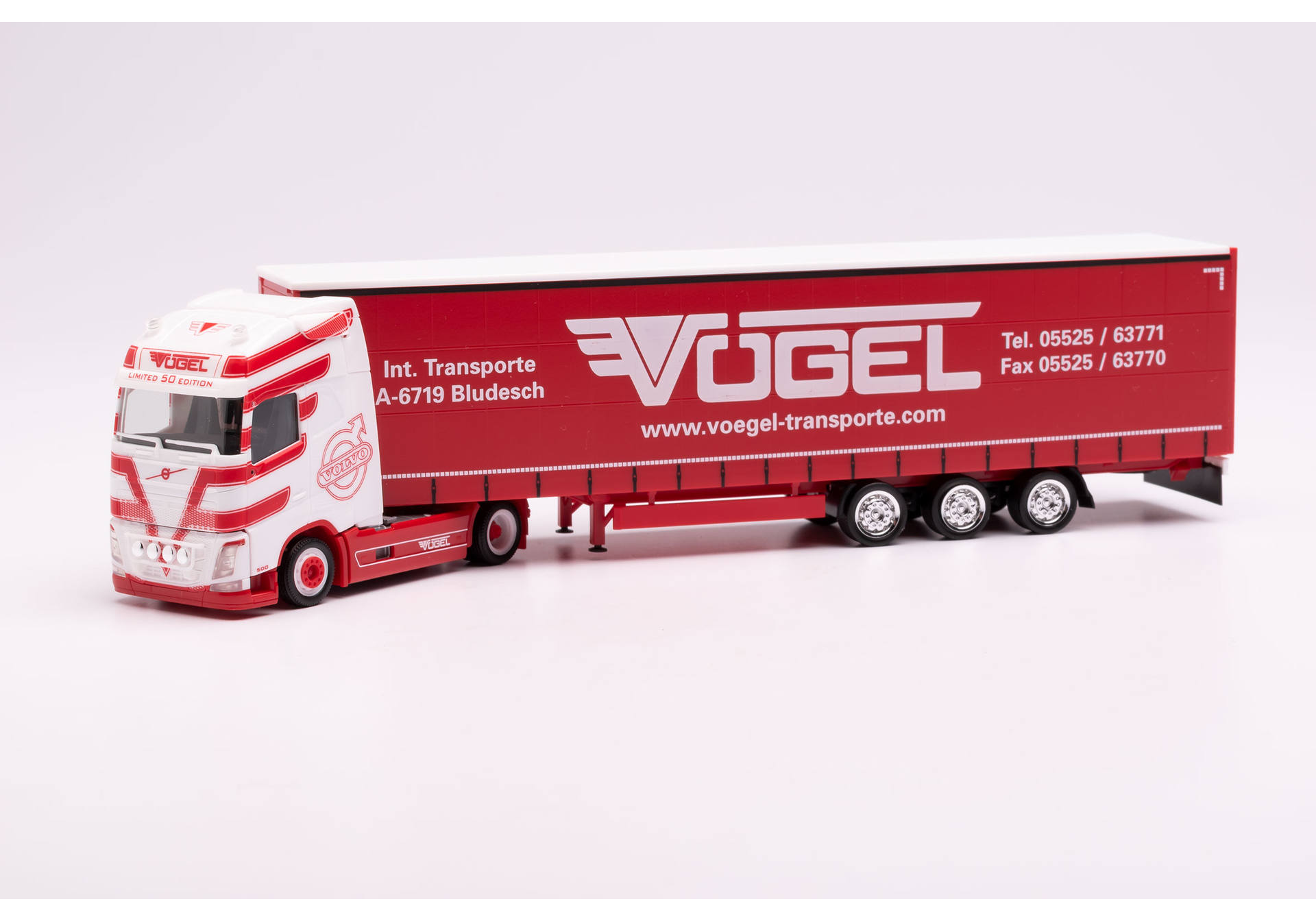 Herpa Volvo Fh Gl Xl Lowliner Sattelzug V Gel