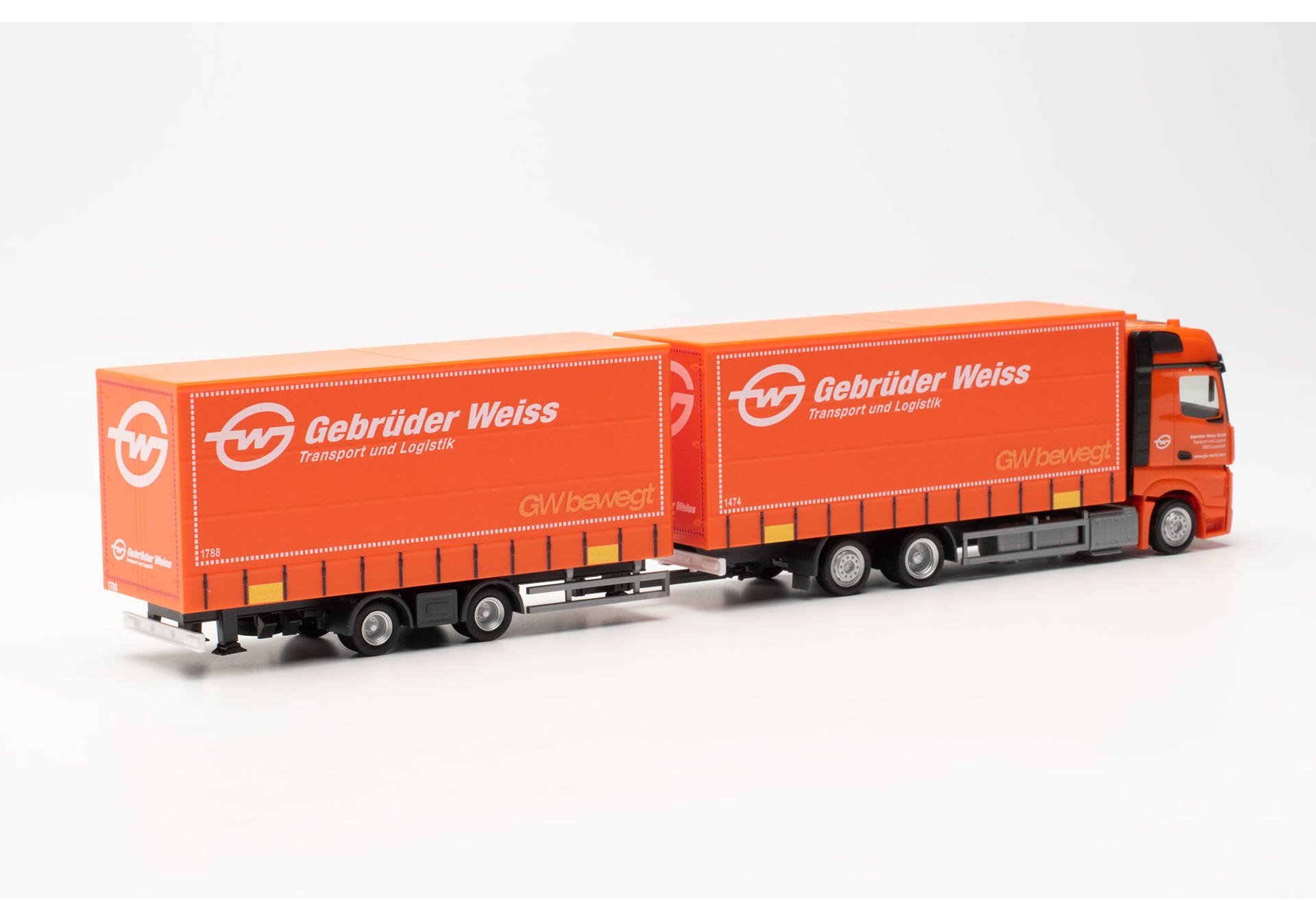 Mercedes-Benz Actros Bigspace `18 volume curtain canvas truck „Gebrüder Weiss“ (Österreich/Lauterbach