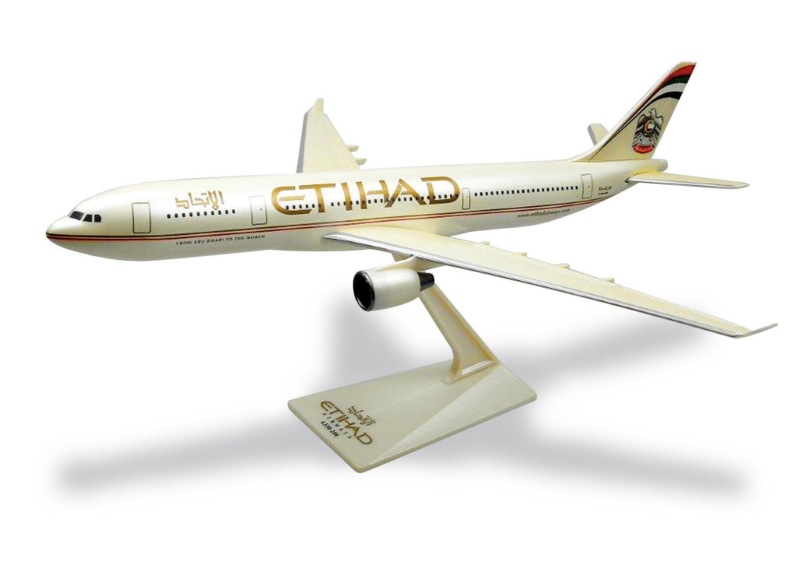 Etihad Airways Airbus A330-200. This item comes / came in Wooster branded packaging.