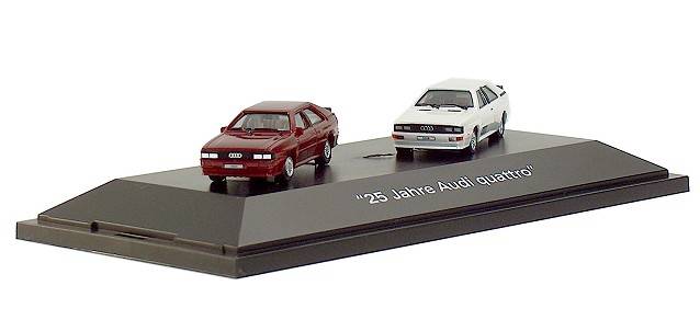 Audi Quattro set (25 years anniversary of Audi Quattro)