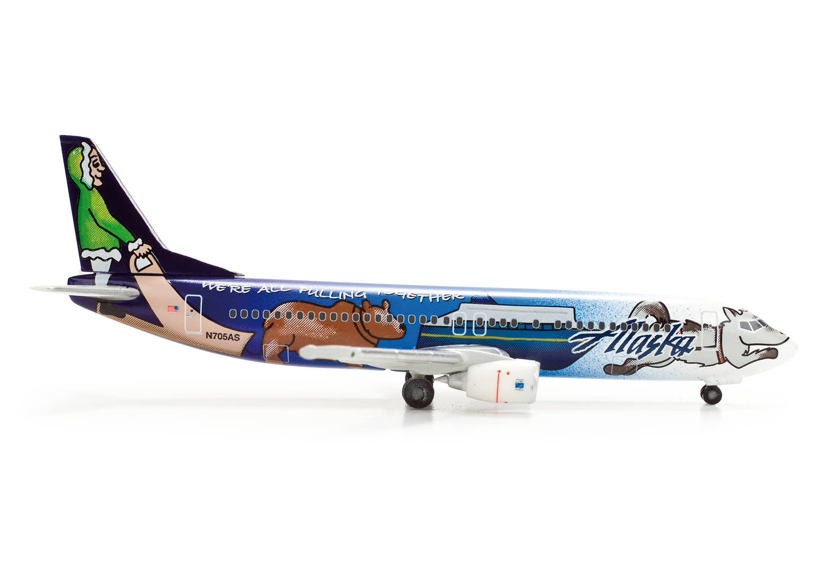 Alaska Airlines Boeing 737-400 "Spirit of Alaska Statehood"