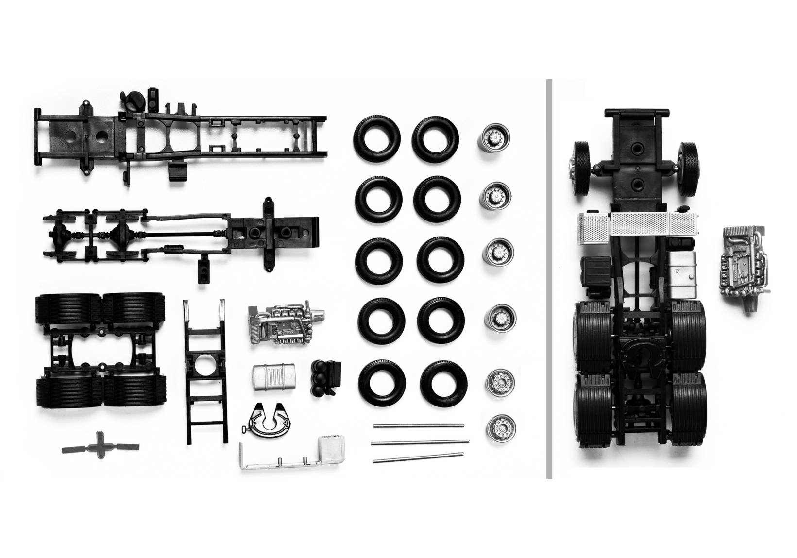 chassis for tractor Mercdes-Benz Actros 08 3-axleContent: 2 pcs.