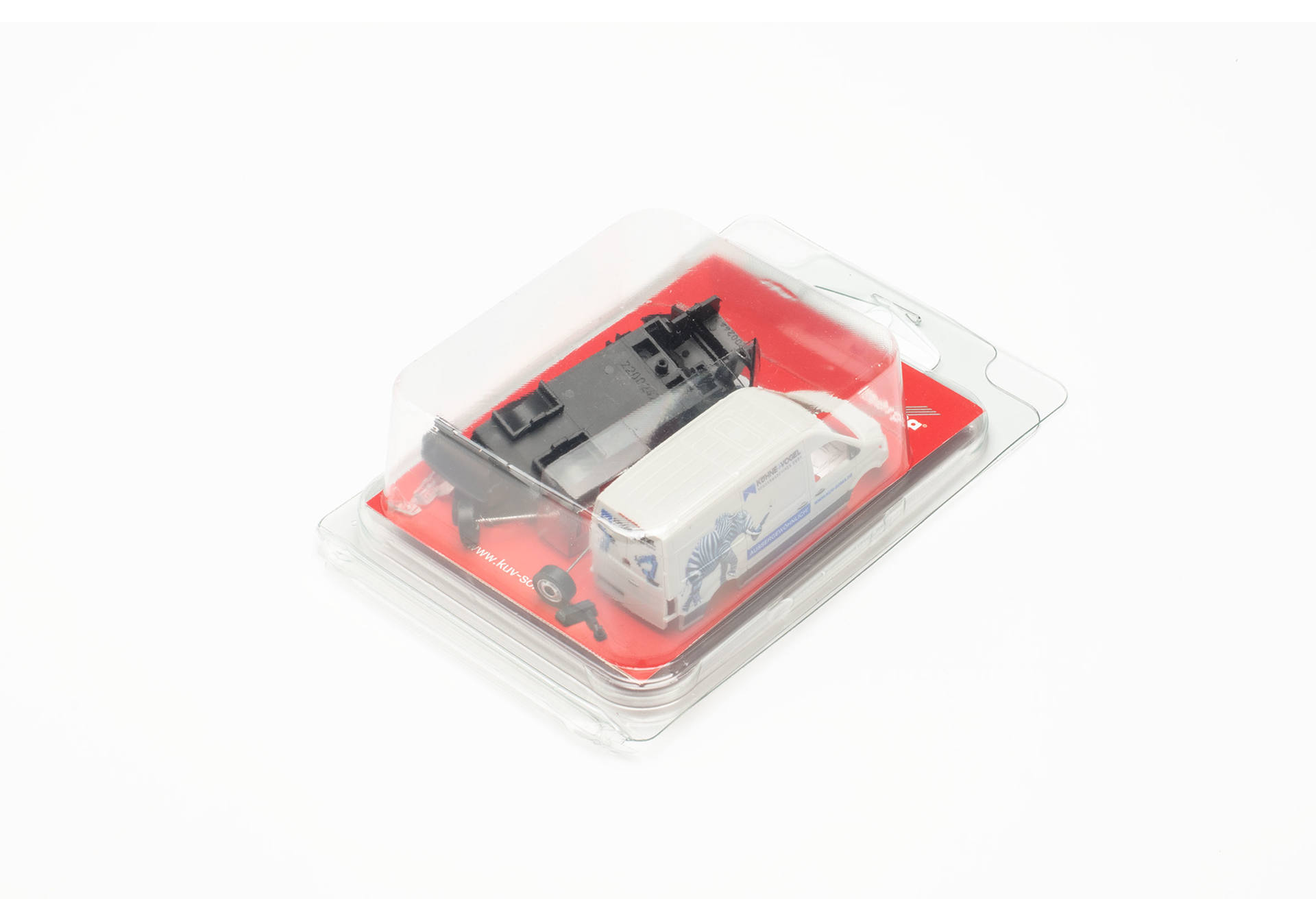 MiniKits MAN TGE box high roof, silver "Kühne + Vogel"