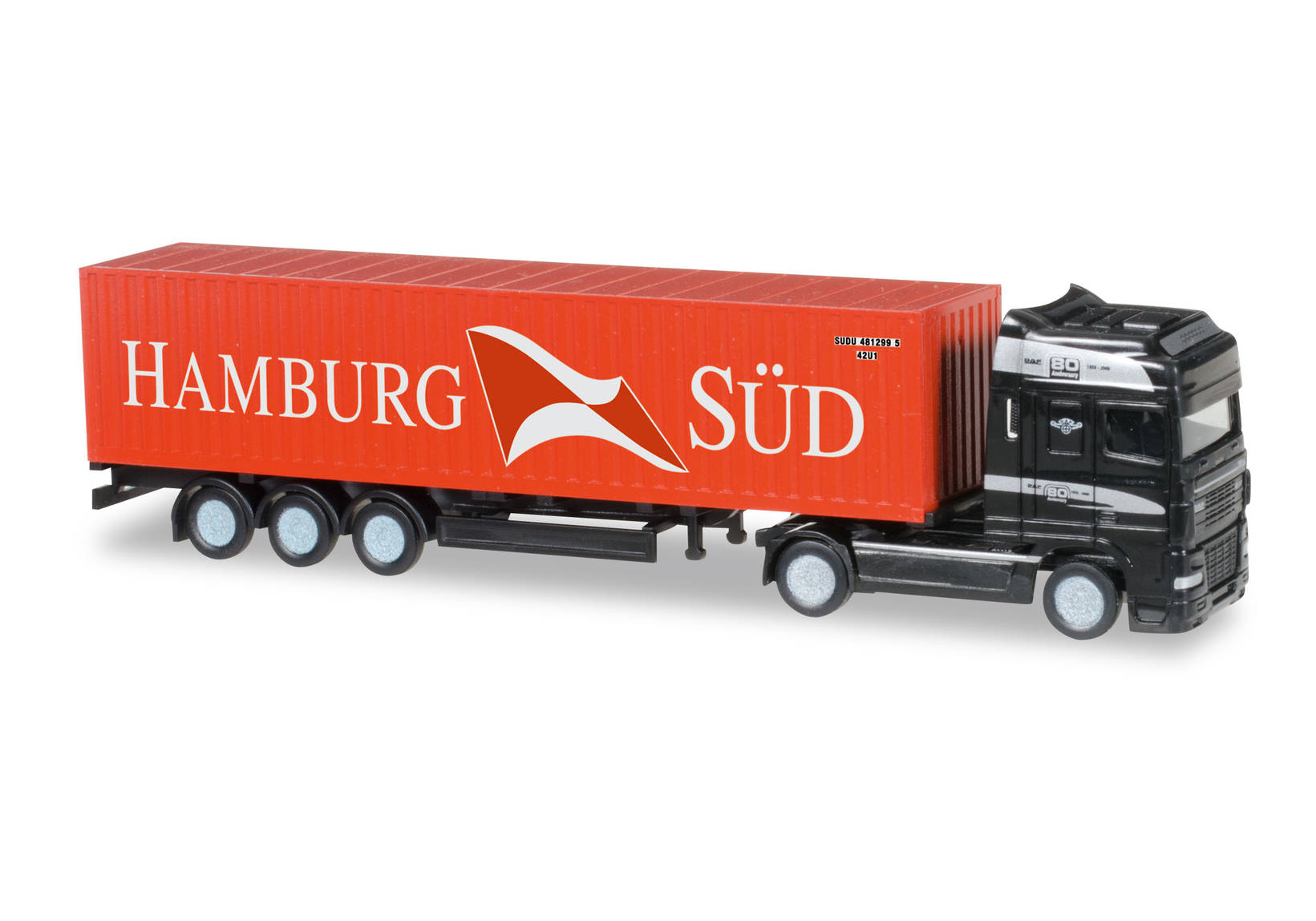 DAF XF SSC Container-Sattelzug "Hamburg Süd"