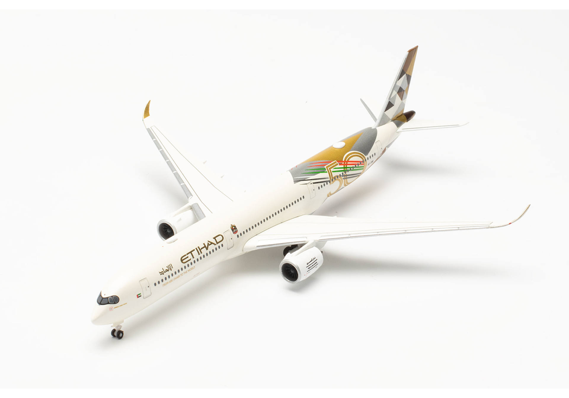 Etihad Airways Airbus A350-1000 “Year of the 50th” – A6-XWB