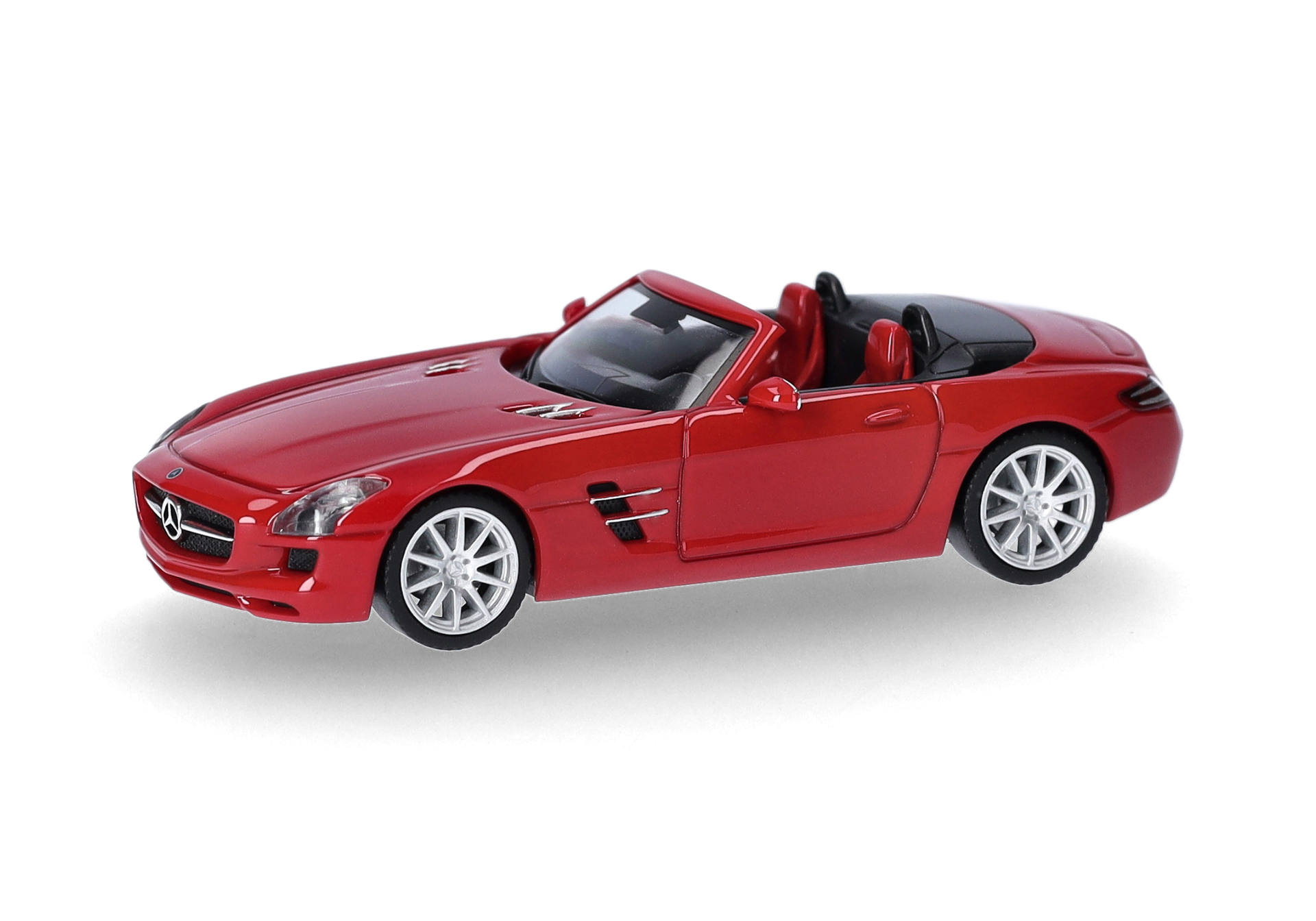 convertible, red car, model car, Mercedes, toy car