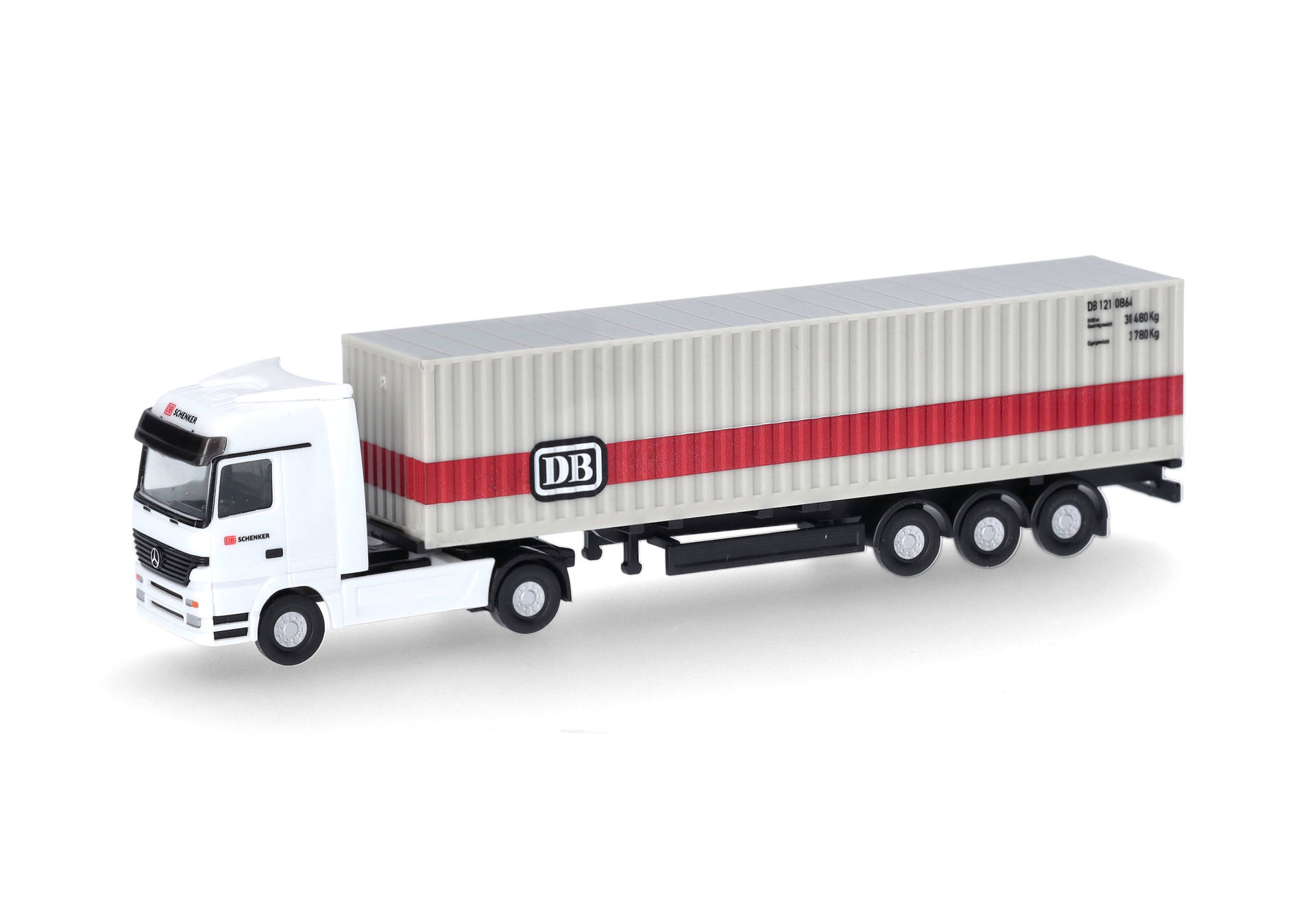 Mercedes-Benz Actros Container-Sattelzug "Deutsche Bahn" (Spur N)
