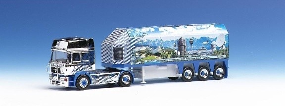 Man F2000 glass transporter saddle train 2A/3A