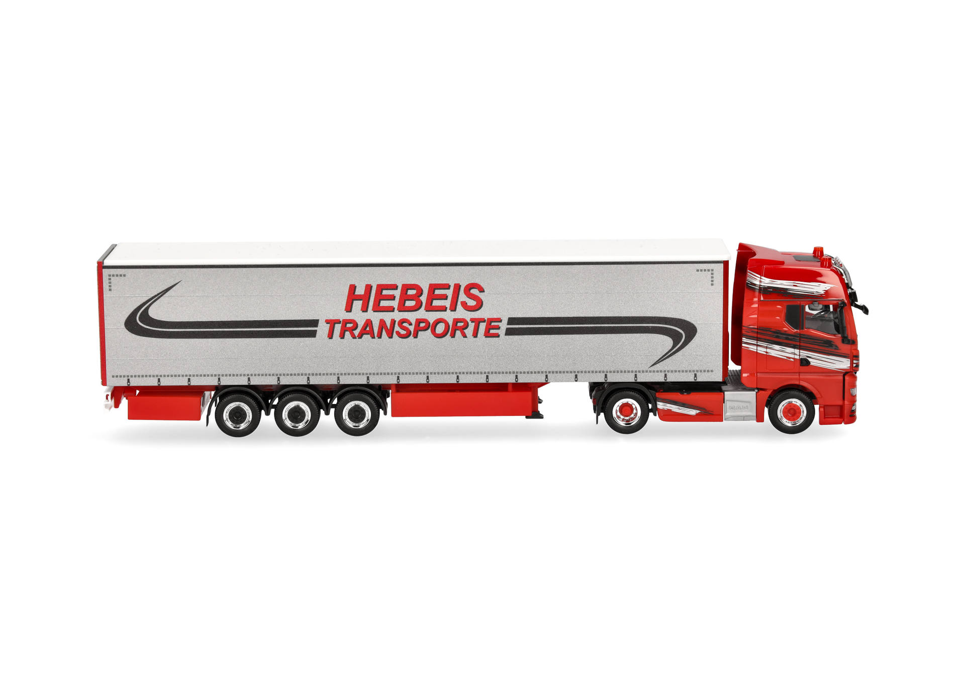 MAN TGX GX curtain canvas semitrailer truck "Hebeis Transporte"