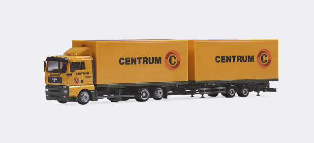 MAN TGA XL Jumbo box trailer "Centrum" (NL)