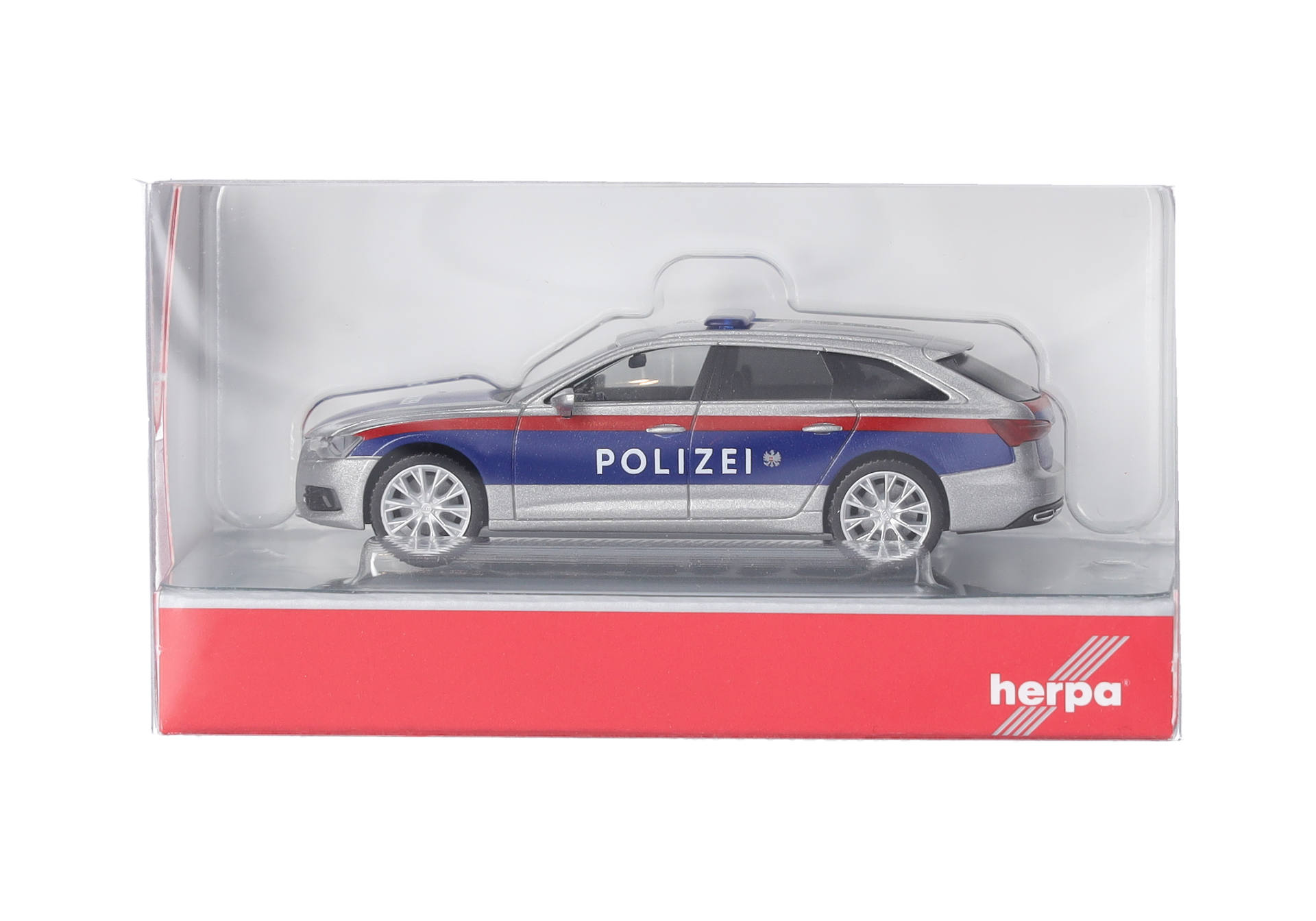 police car, diecast model, squad car, silver, blue red stripe