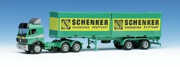 Mercedes-Benz SK '88 2x 20 'Rippcontainer saddle train 3A/2A