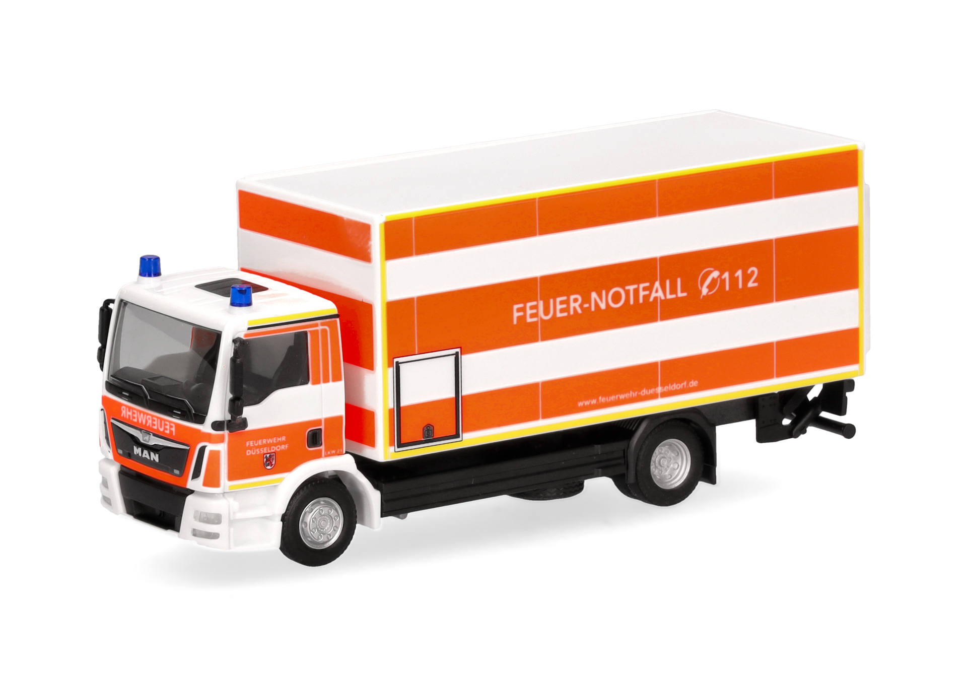 MAN TGM Koffer-LKW mit Ladebordwand "Feuerwehr Düsseldorf"