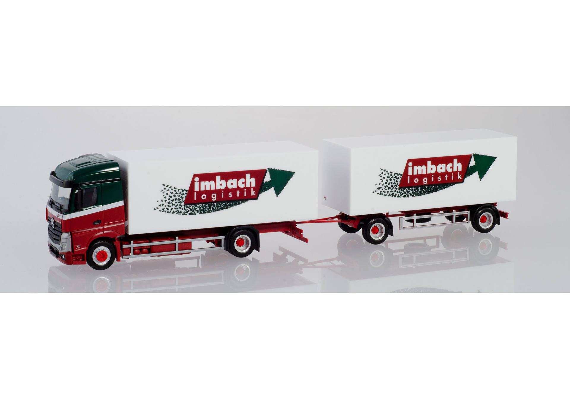 Mercedes-Benz A´11 Stream Space Koffer-Hängerzug "Imbach Logistic" (Sondermodell Schweiz)